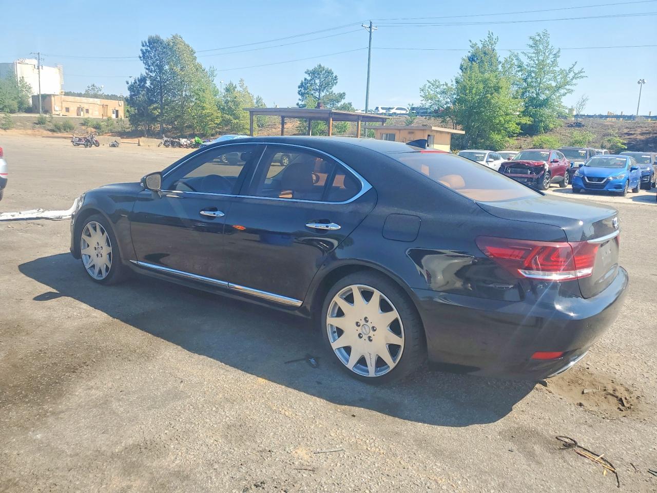 2015 Lexus Ls 460 Base Черный vin: JTHBL5EF0F5134673