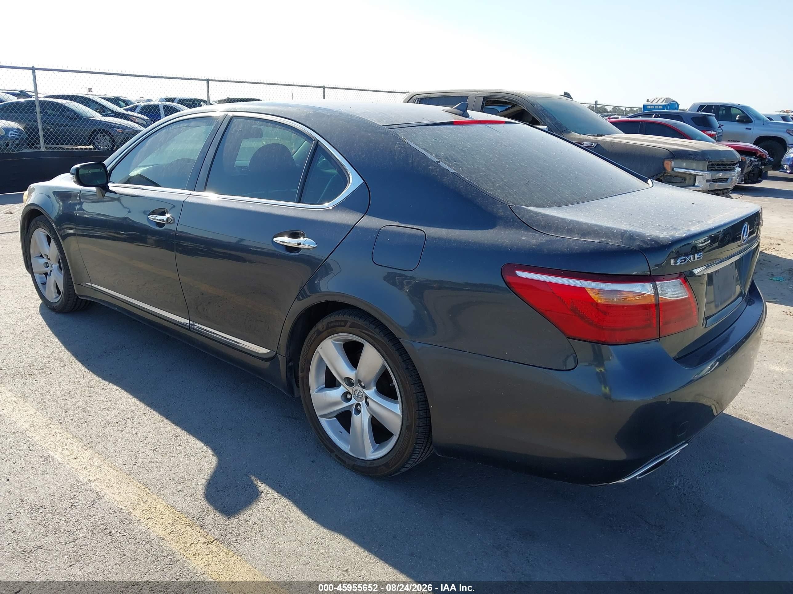 2010 Lexus Ls 460   Gray vin: JTHBL5EF1A5095536