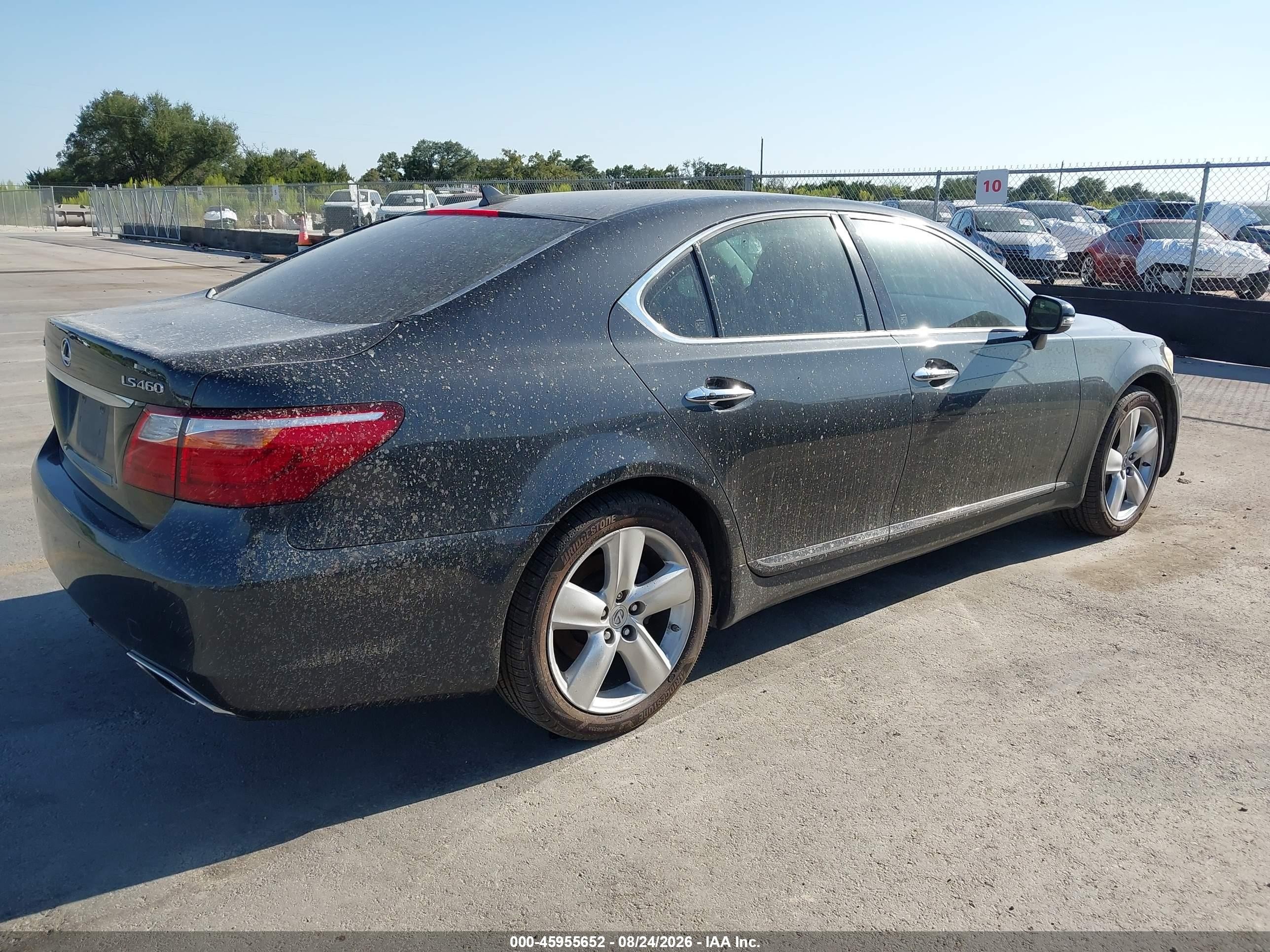 2010 Lexus Ls 460   Gray vin: JTHBL5EF1A5095536