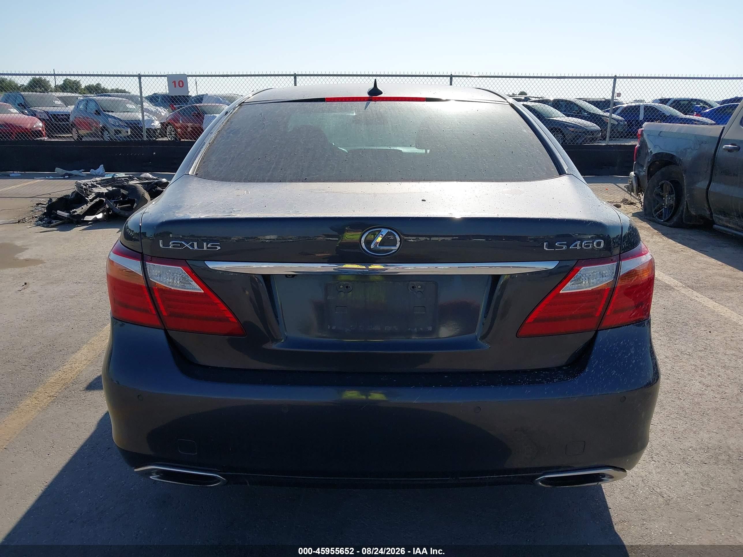 2010 Lexus Ls 460   Gray vin: JTHBL5EF1A5095536