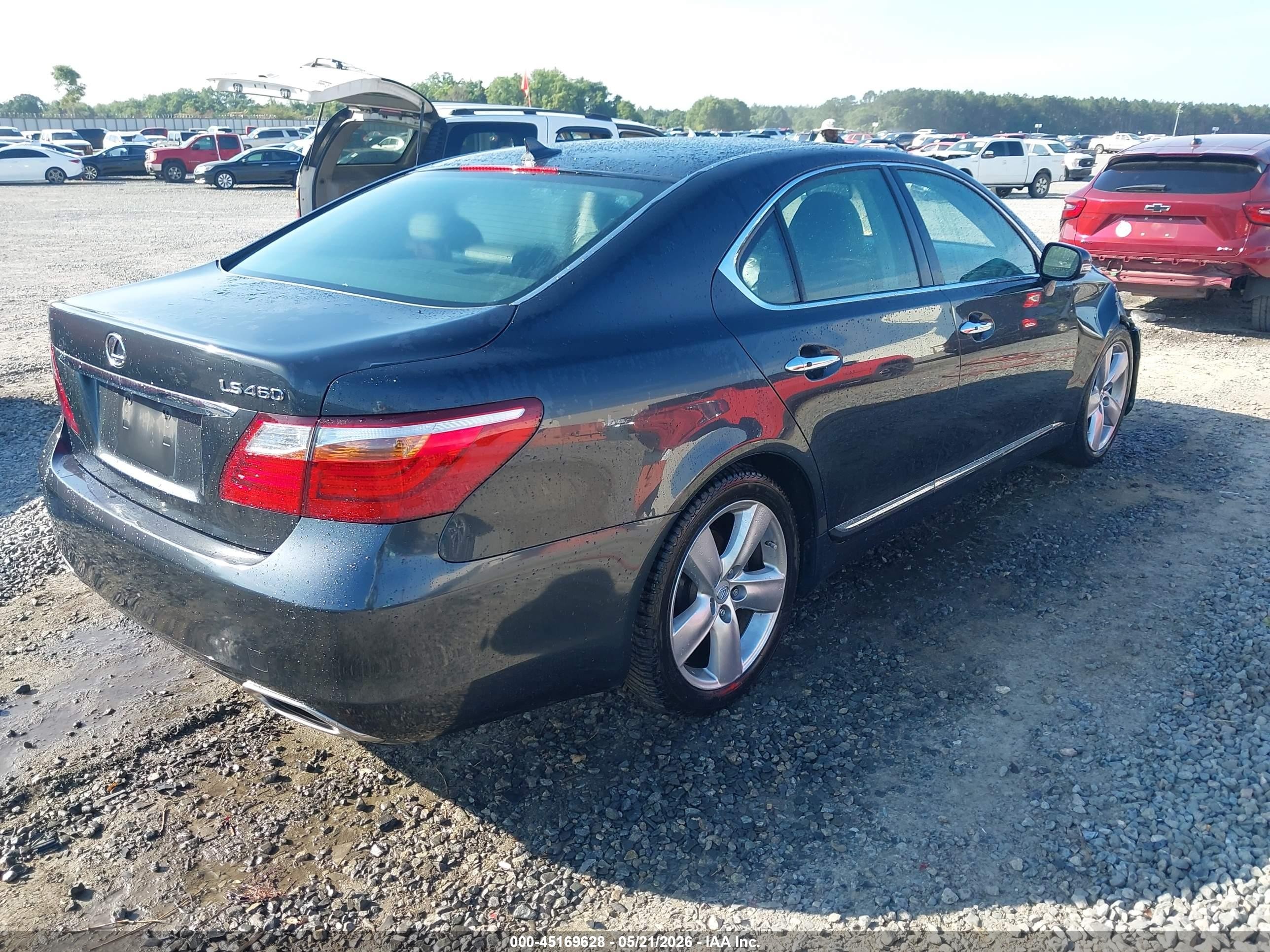 2011 Lexus Ls 460   Gray vin: JTHBL5EF1B5103667