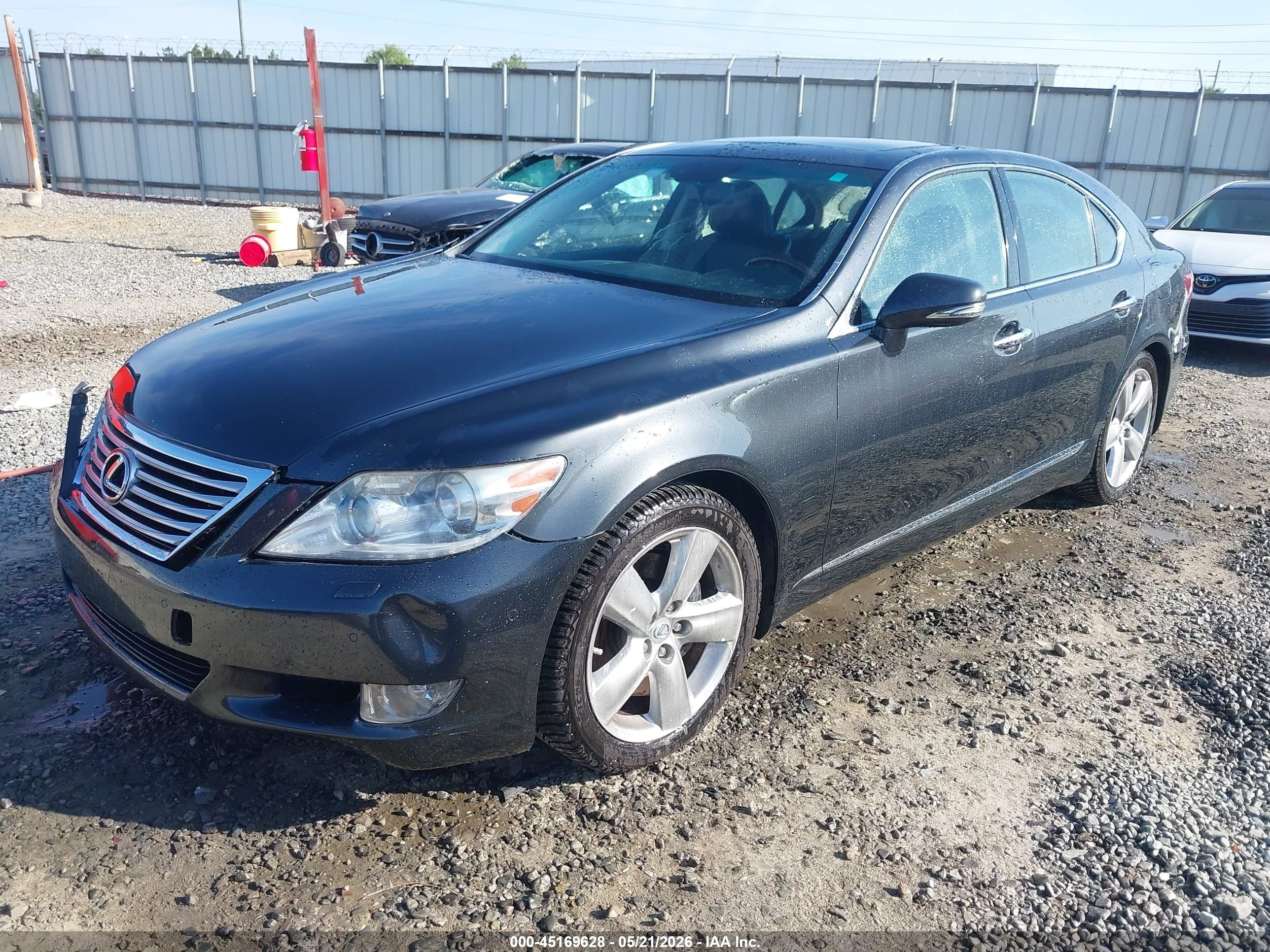 2011 Lexus Ls 460   Gray vin: JTHBL5EF1B5103667