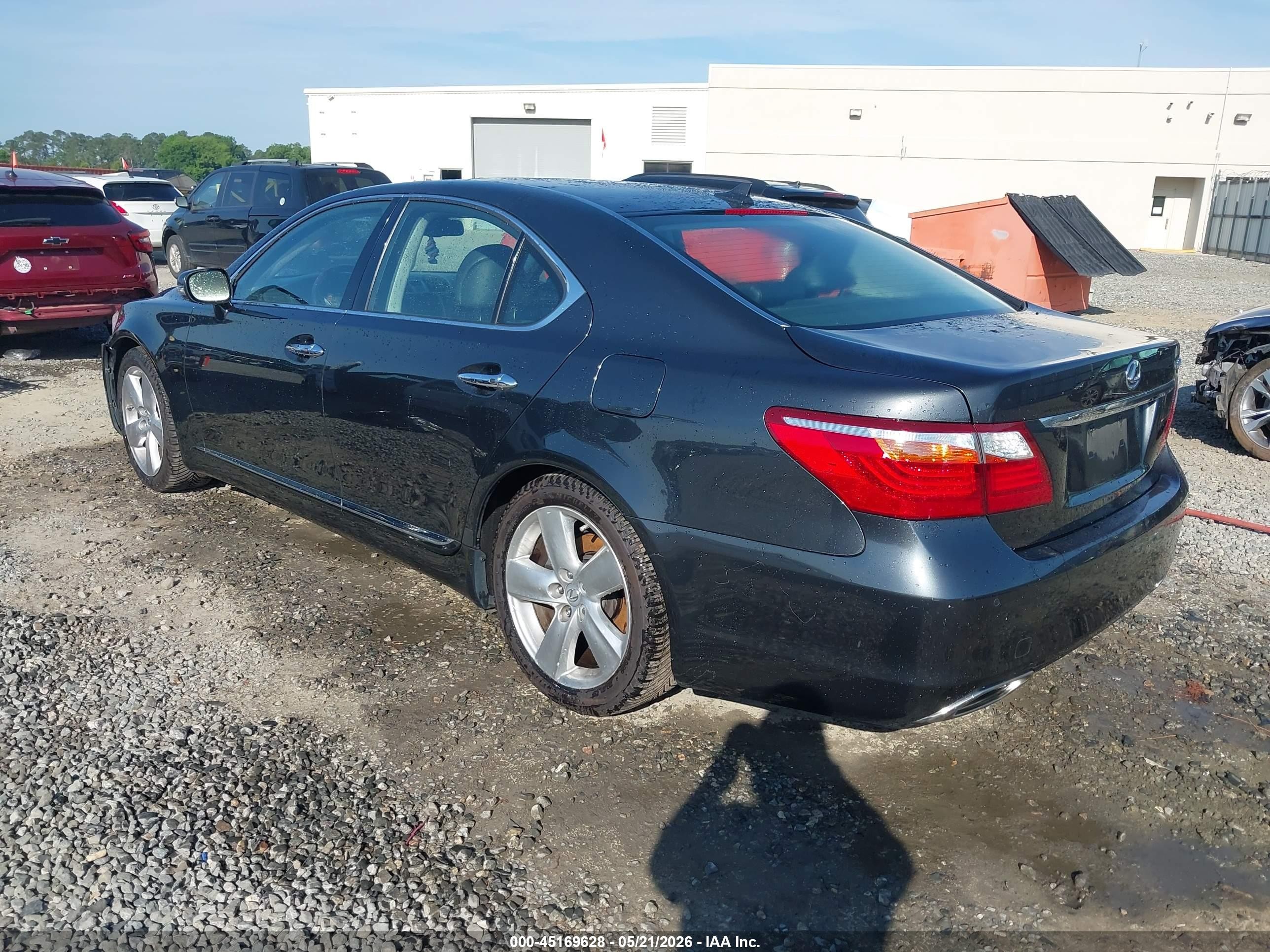2011 Lexus Ls 460   Gray vin: JTHBL5EF1B5103667