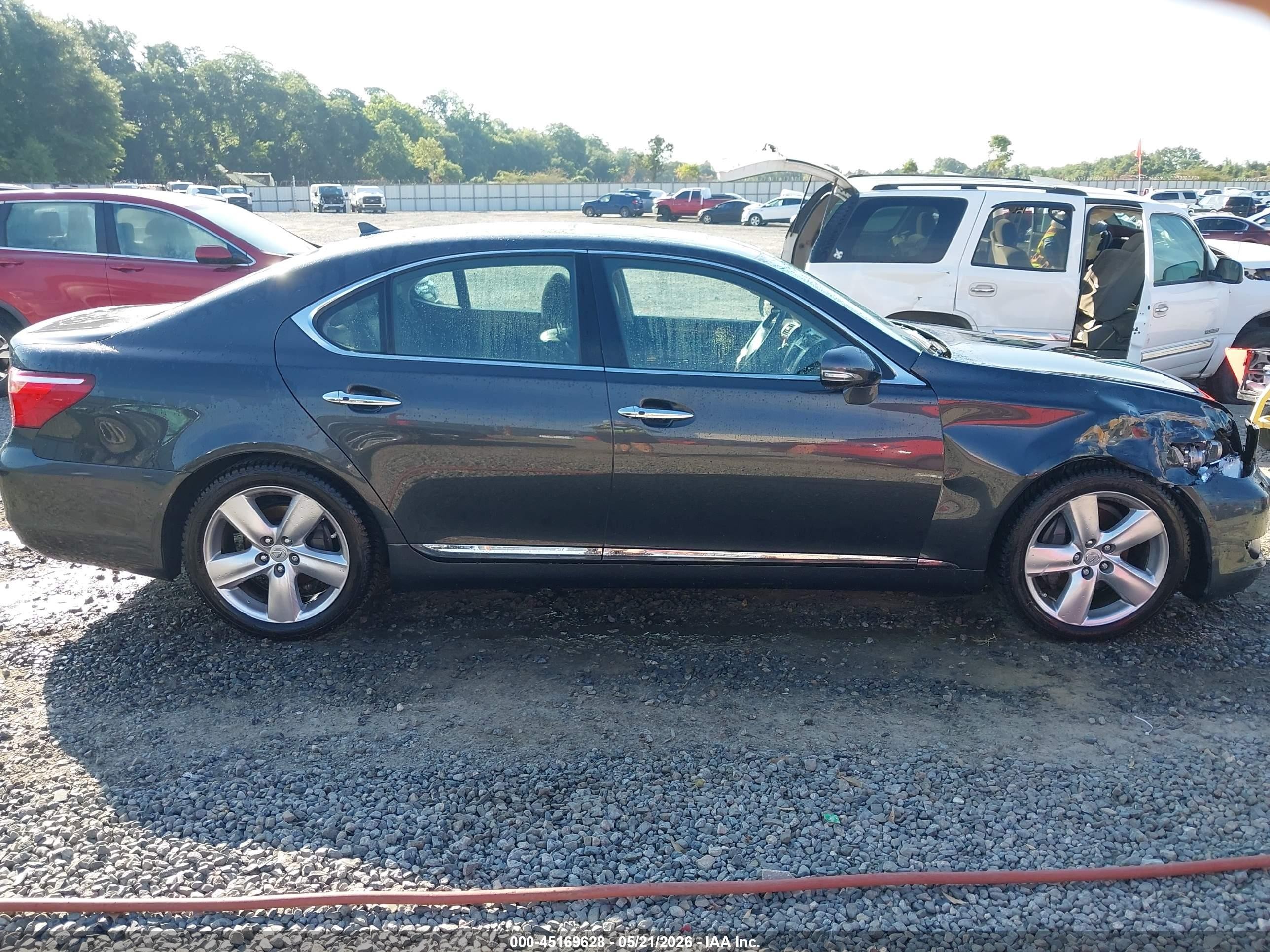 2011 Lexus Ls 460   Gray vin: JTHBL5EF1B5103667