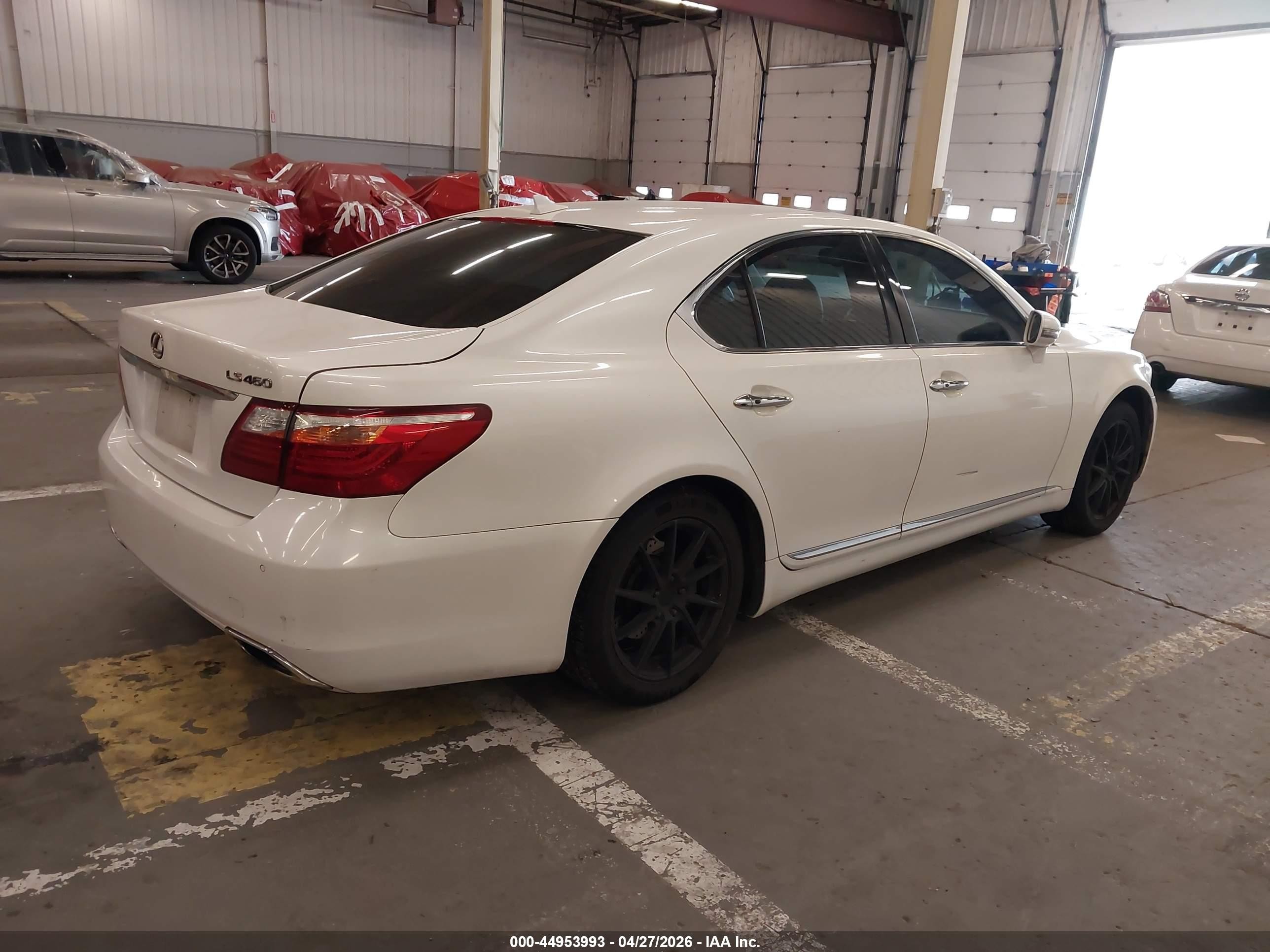 2011 Lexus Ls 460 White vin: JTHBL5EF1B5106603