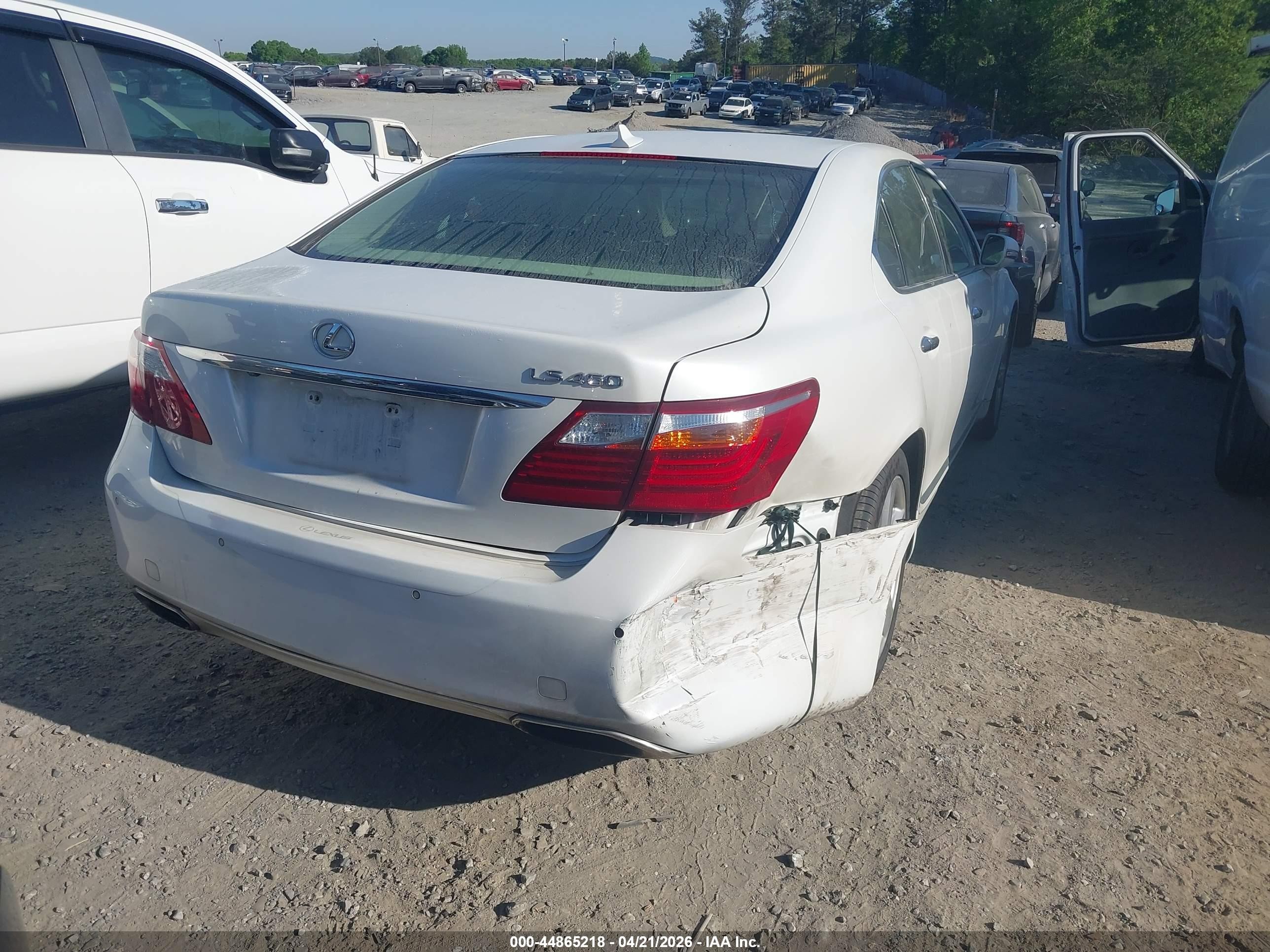 2012 Lexus Ls 460   White vin: JTHBL5EF1C5110197