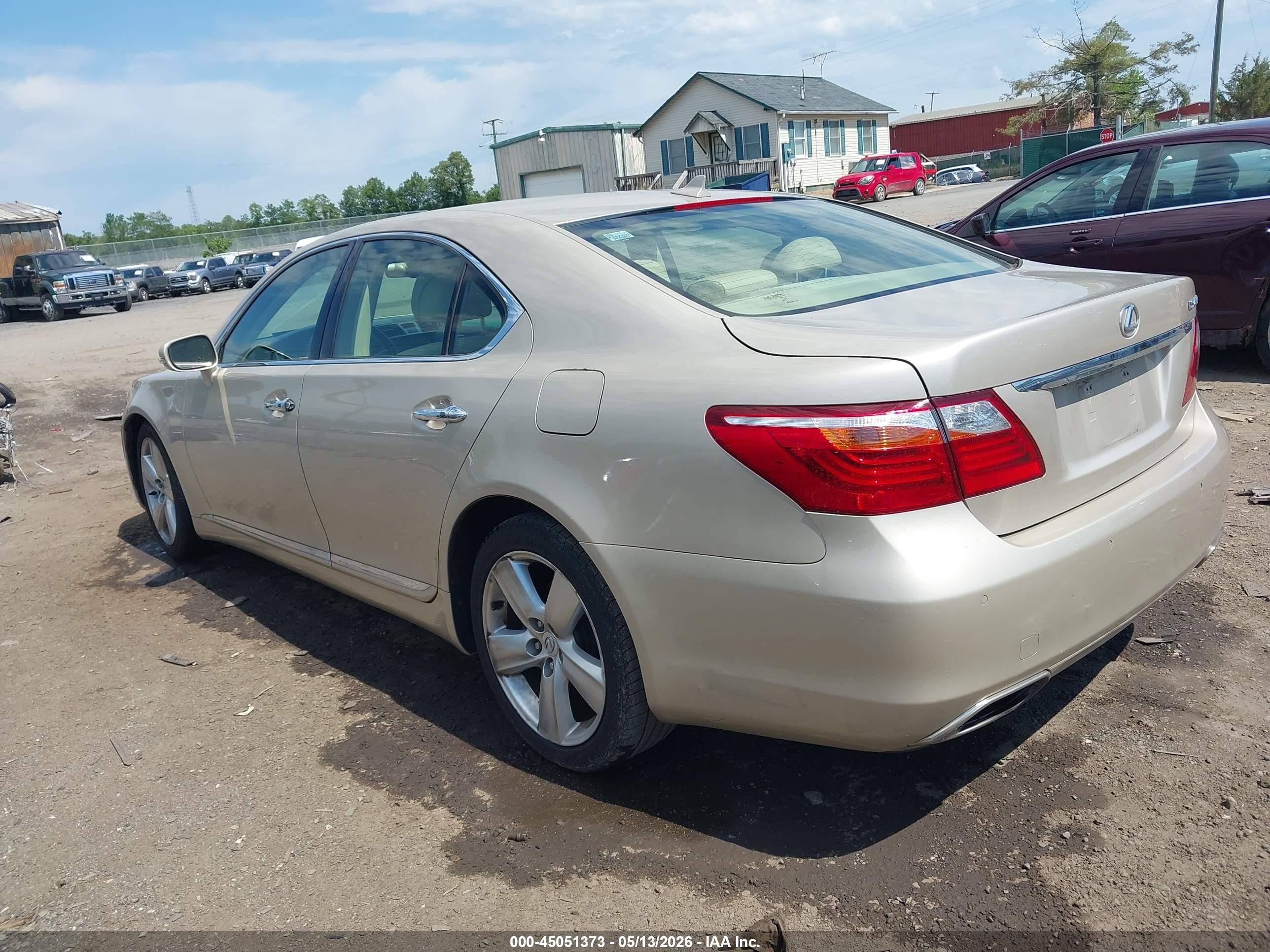 2012 Lexus Ls 460   Tan vin: JTHBL5EF1C5113276
