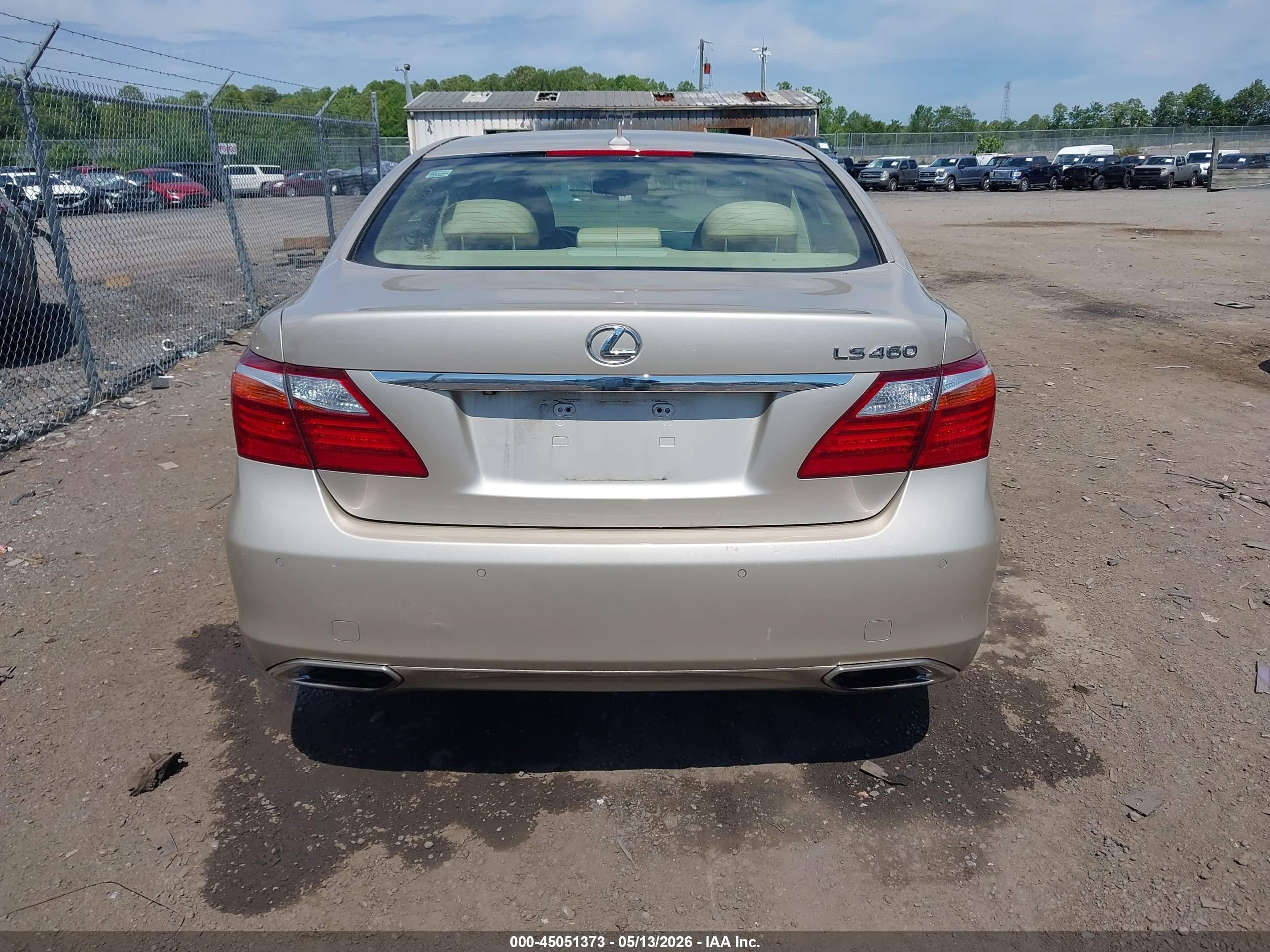 2012 Lexus Ls 460   Tan vin: JTHBL5EF1C5113276