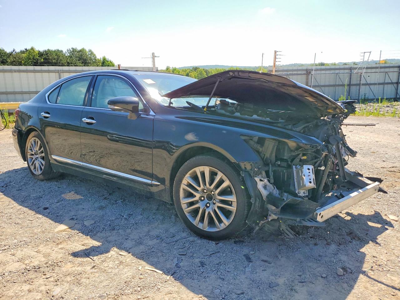 2013 Lexus Ls 460 Black vin: JTHBL5EF1D5118754