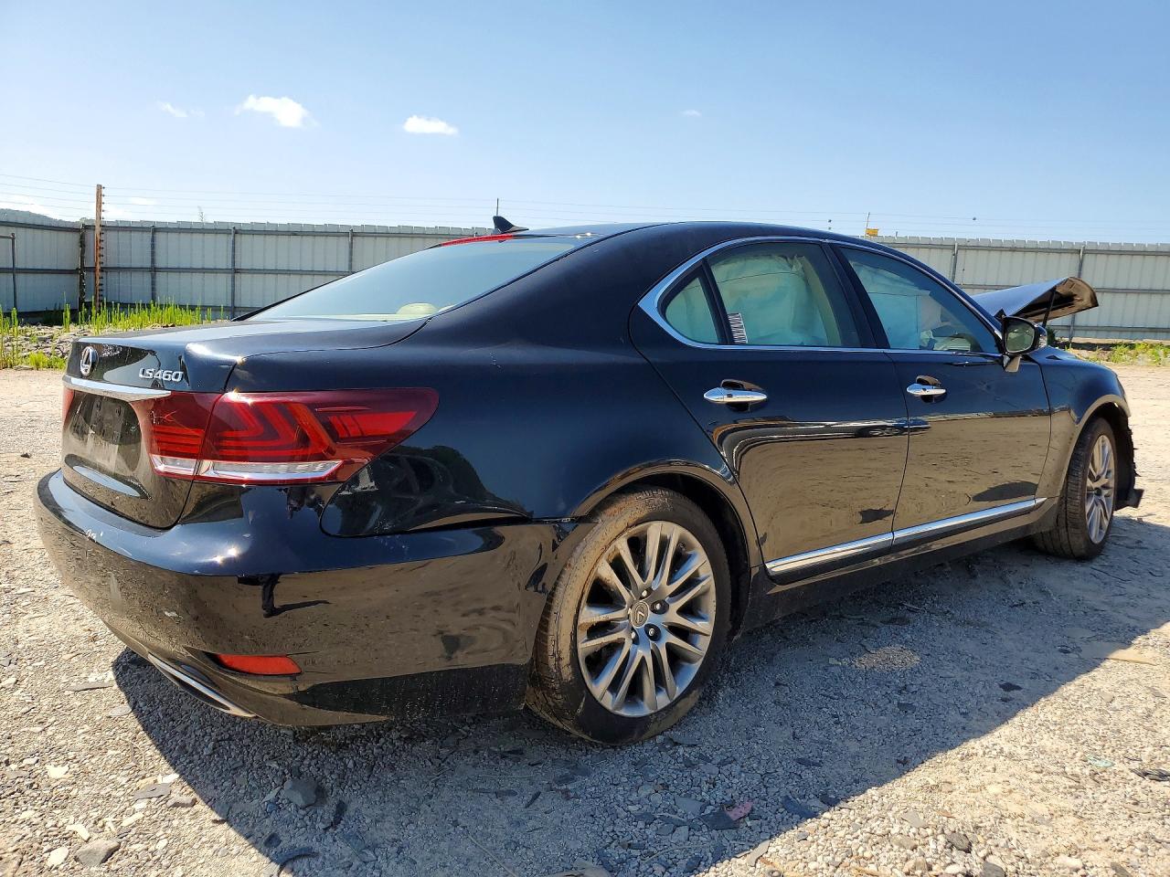2013 Lexus Ls 460 Black vin: JTHBL5EF1D5118754