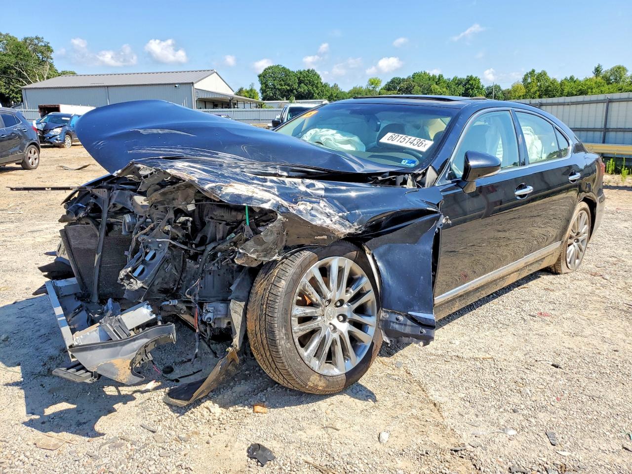 2013 Lexus Ls 460 Black vin: JTHBL5EF1D5118754