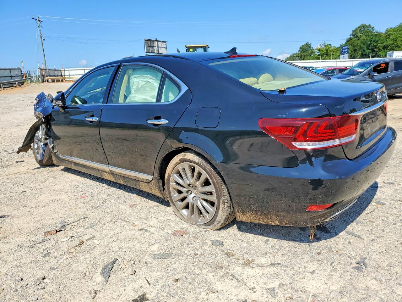 2013 Lexus Ls 460 Black vin: JTHBL5EF1D5118754