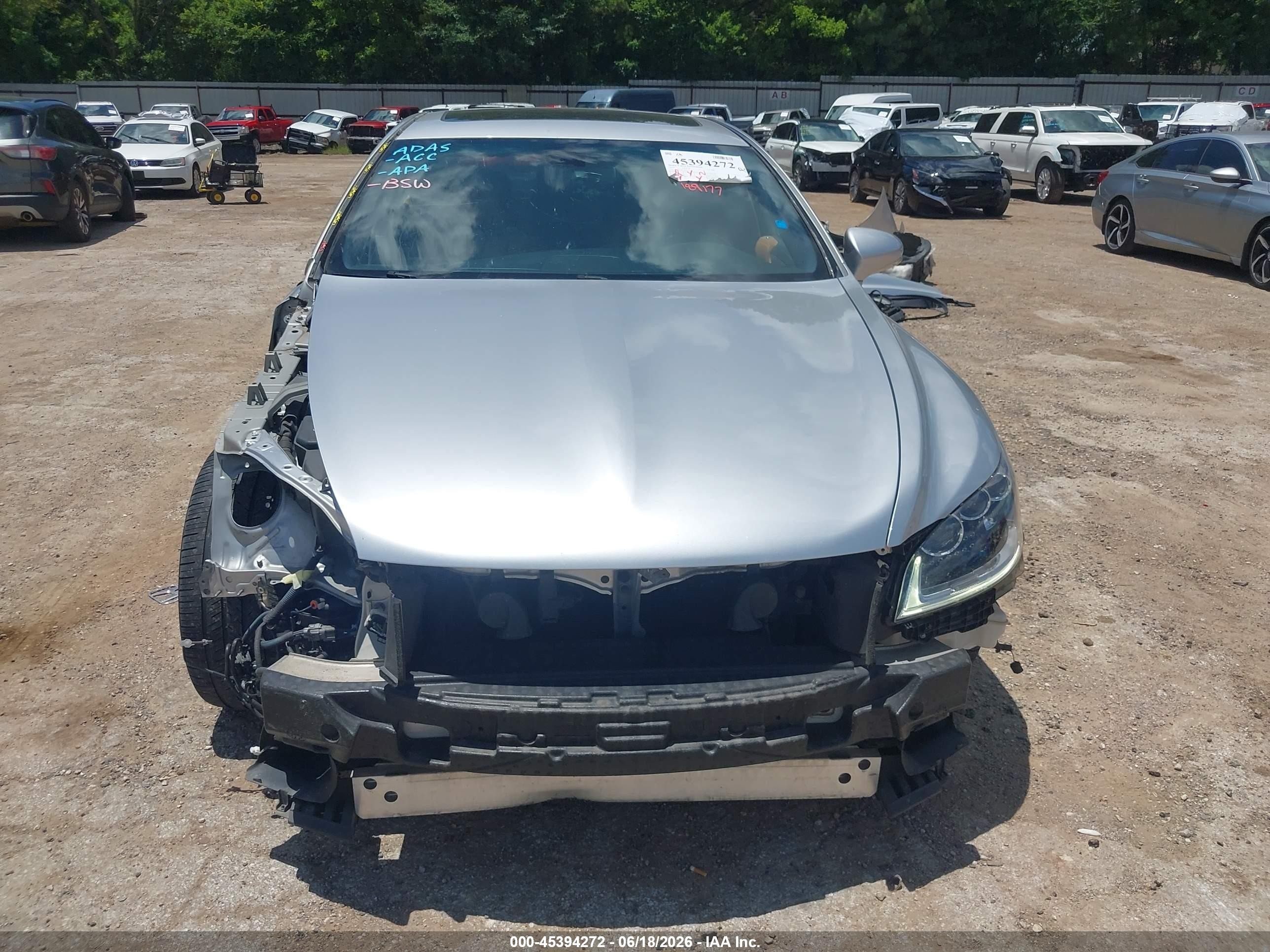 2014 Lexus Ls 460   Silver vin: JTHBL5EF1E5132123