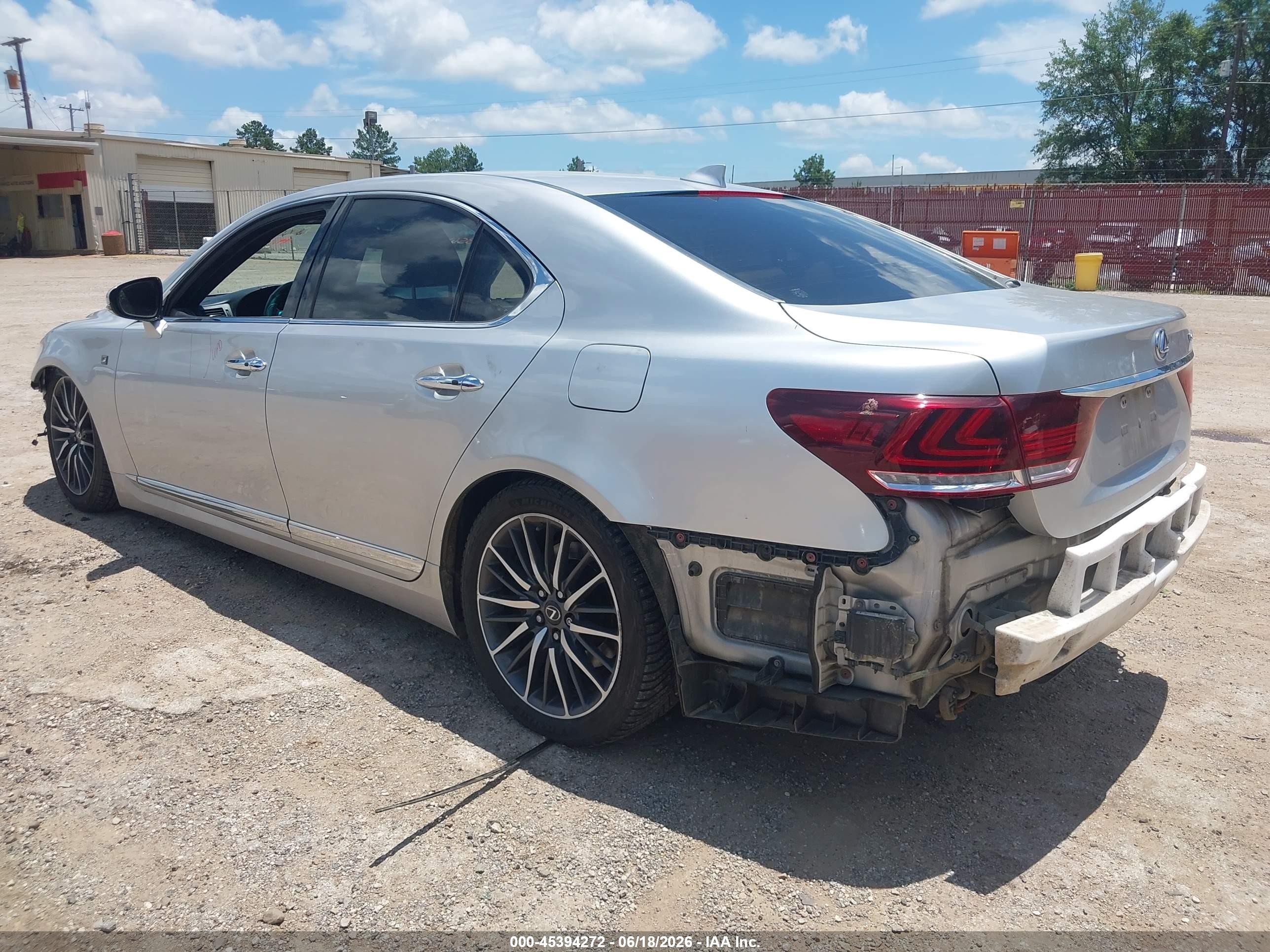 2014 Lexus Ls 460   Silver vin: JTHBL5EF1E5132123