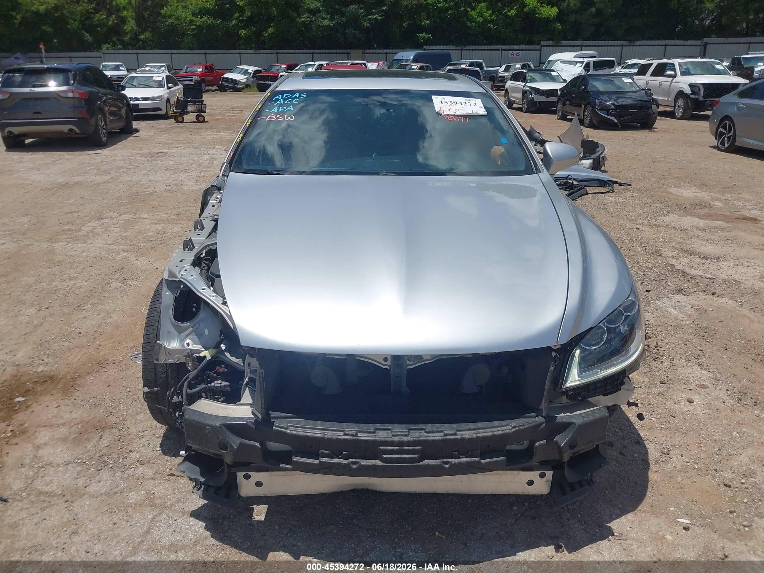 2014 Lexus Ls 460   Silver vin: JTHBL5EF1E5132123