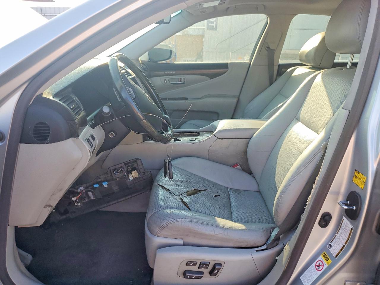 2010 Lexus Ls 460 Silver vin: JTHBL5EF2A5093035