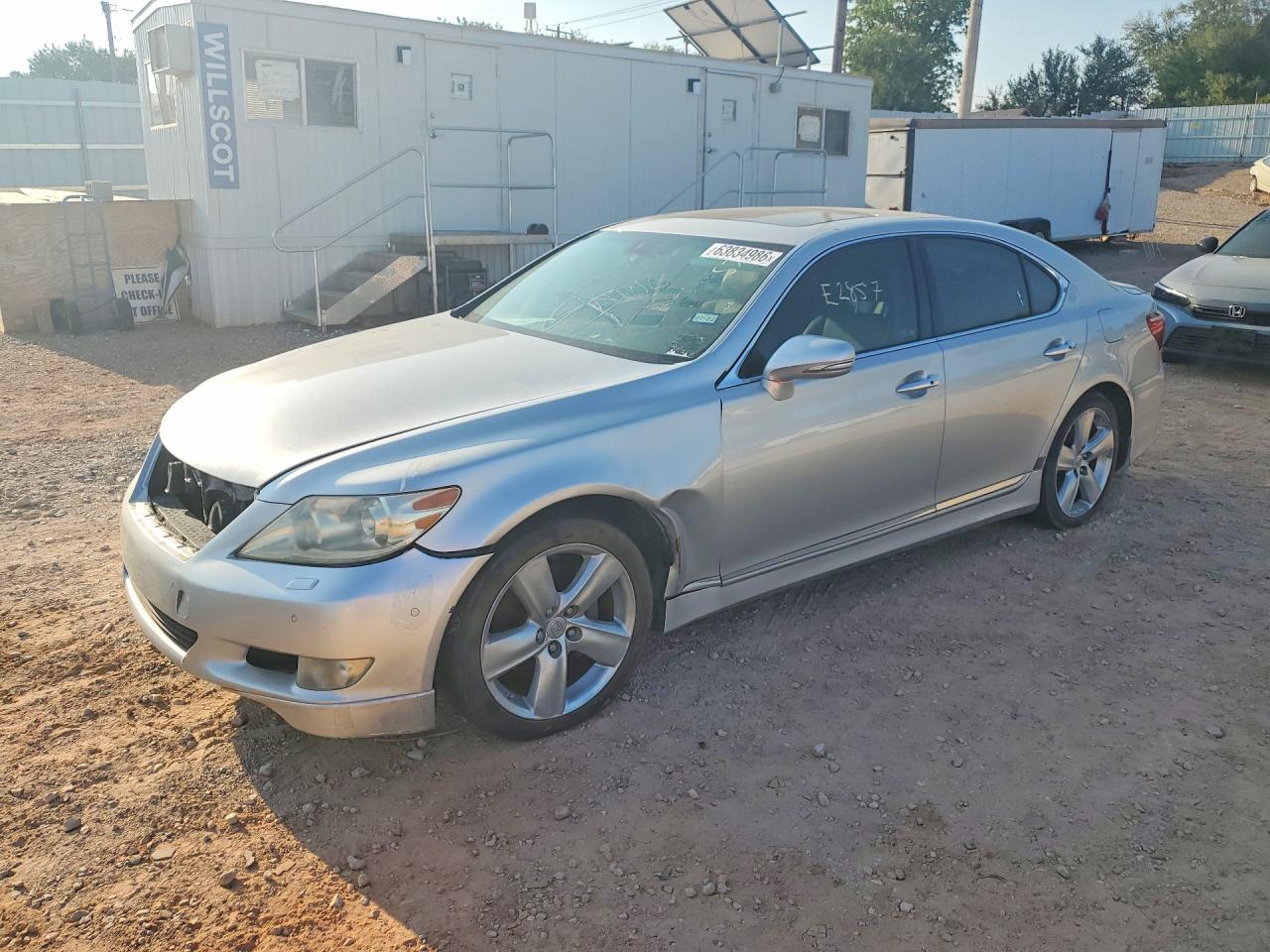 2010 Lexus Ls 460 Silver vin: JTHBL5EF2A5093035