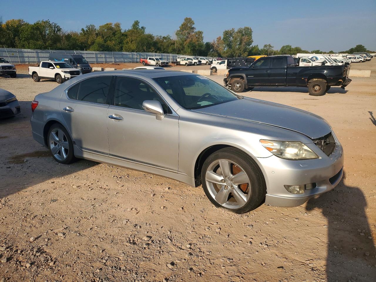 2010 Lexus Ls 460 Silver vin: JTHBL5EF2A5093035