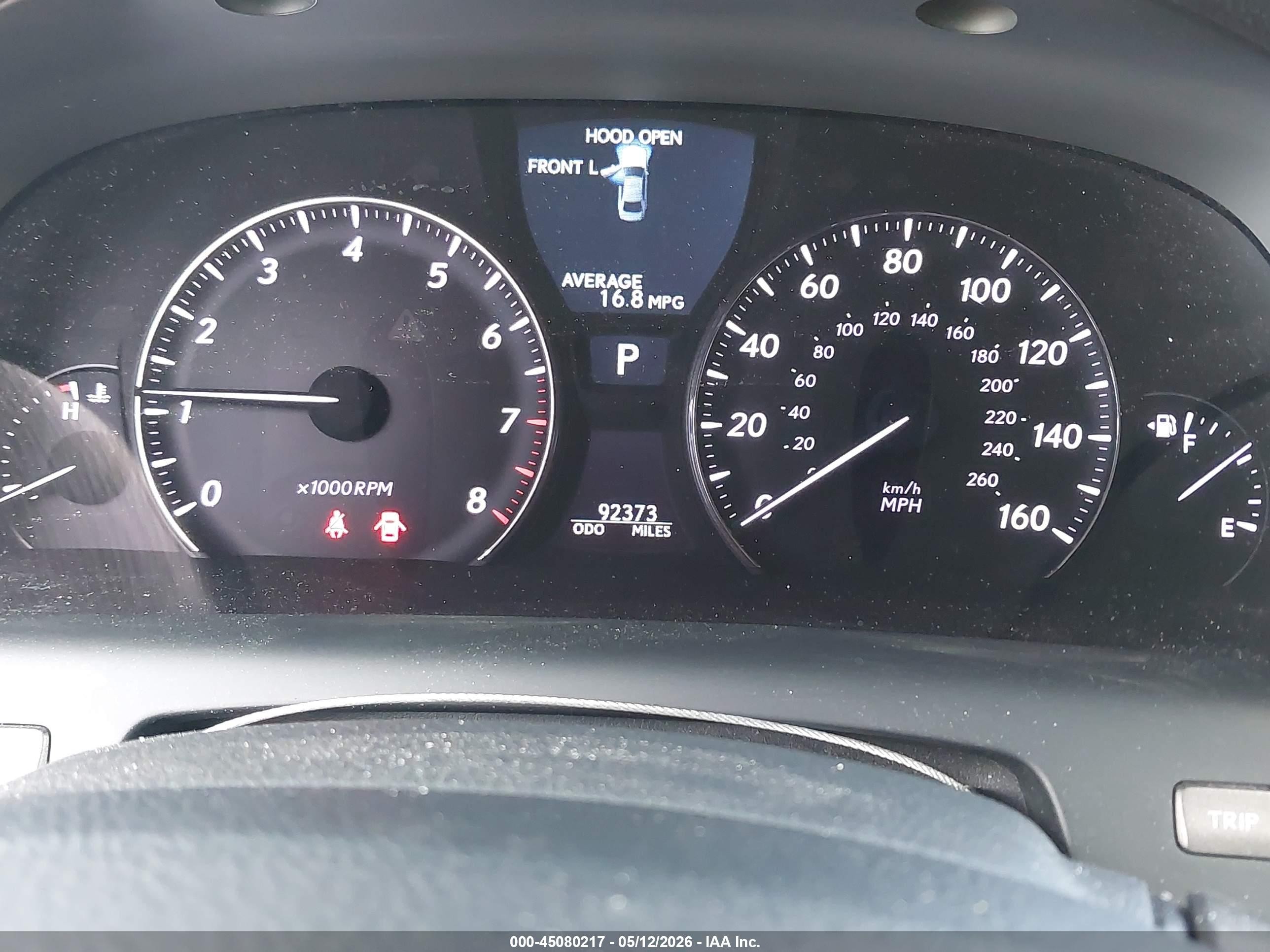2012 Lexus Ls 460   Серебряный vin: JTHBL5EF2C5108569
