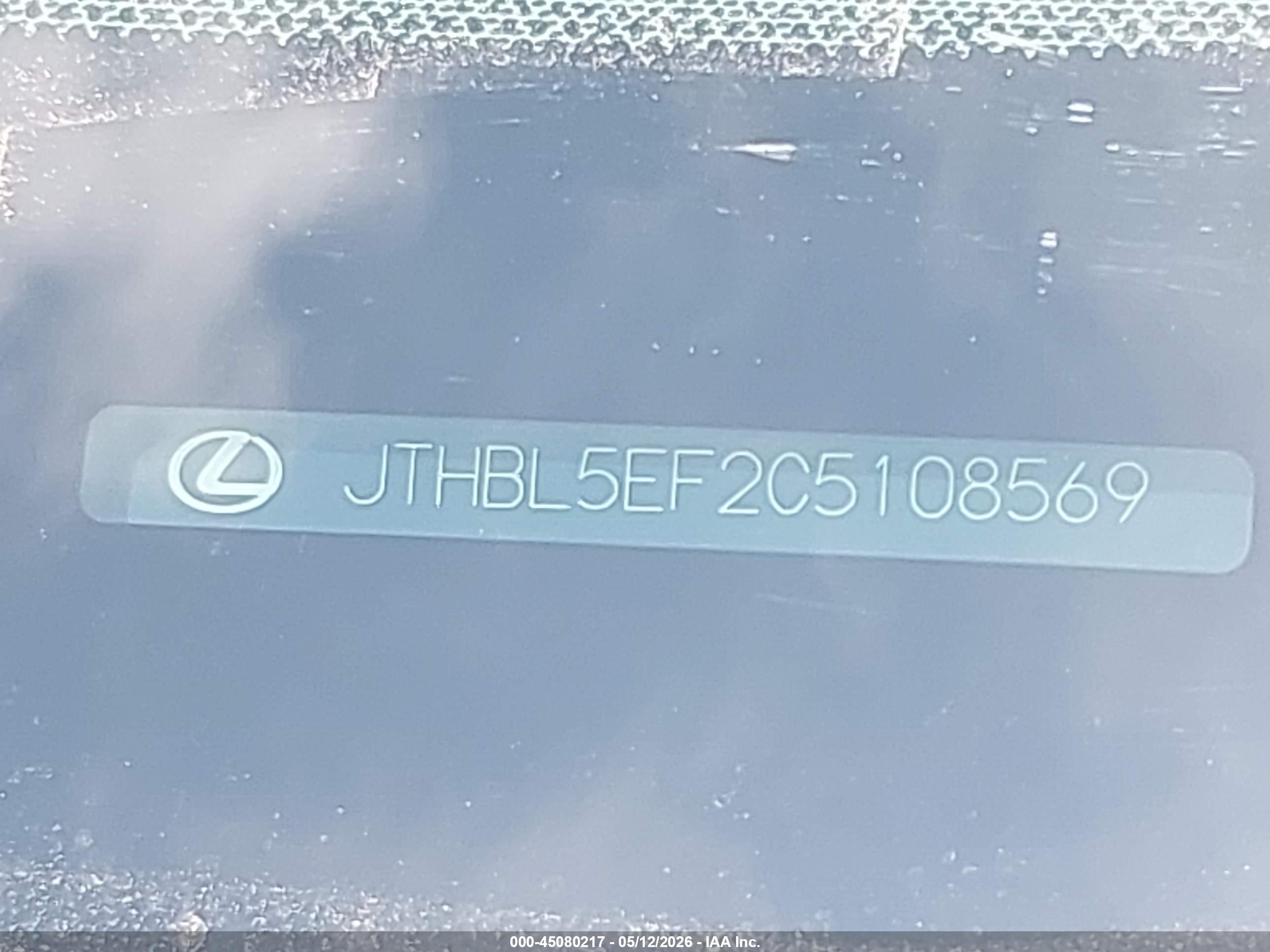 2012 Lexus Ls 460   Серебряный vin: JTHBL5EF2C5108569