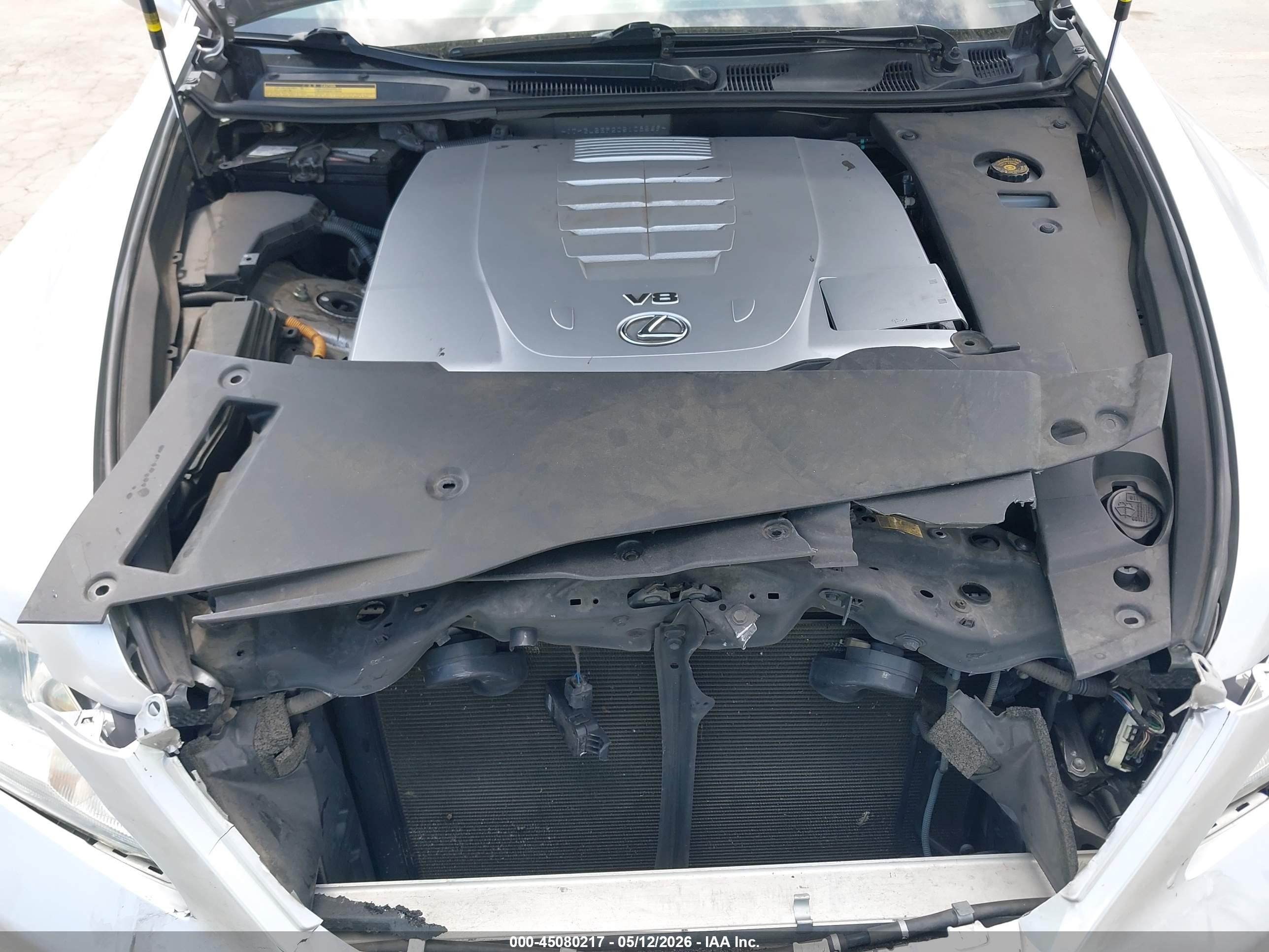 2012 Lexus Ls 460   Серебряный vin: JTHBL5EF2C5108569