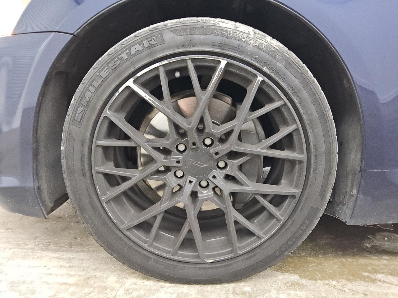 2013 Lexus Ls 460 Blue vin: JTHBL5EF2D5121842 Damage: Left Front Wheel, Curb Rash, > 12 Inches