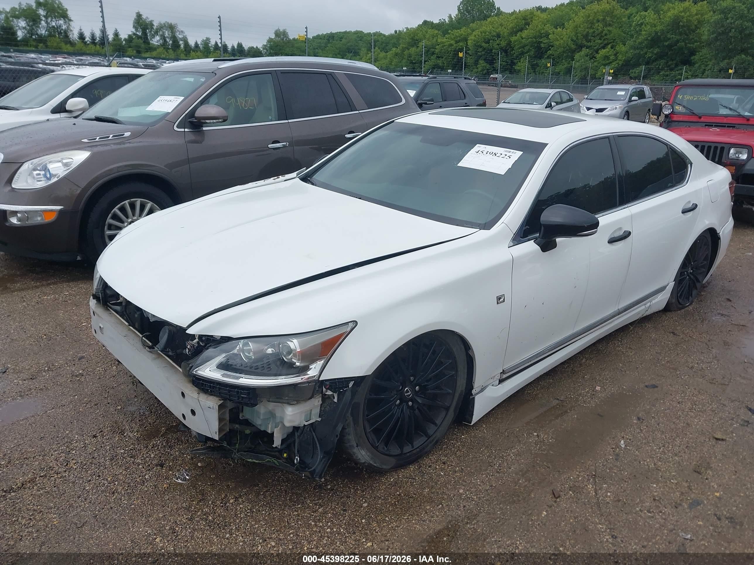 2015 Lexus Ls 460 Crafted Line White vin: JTHBL5EF2F5136263