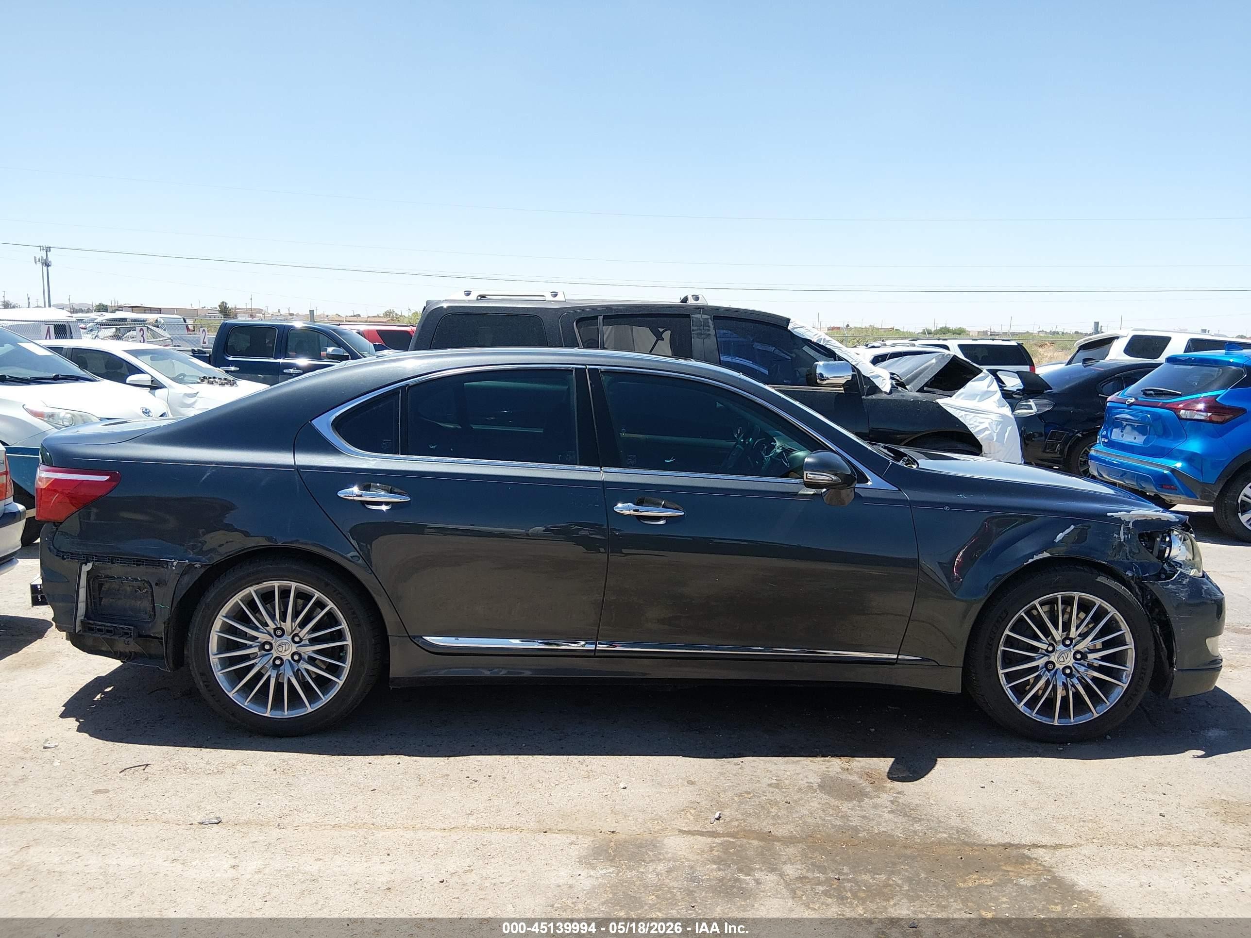 2010 Lexus Ls 460   Black vin: JTHBL5EF3A5093464
