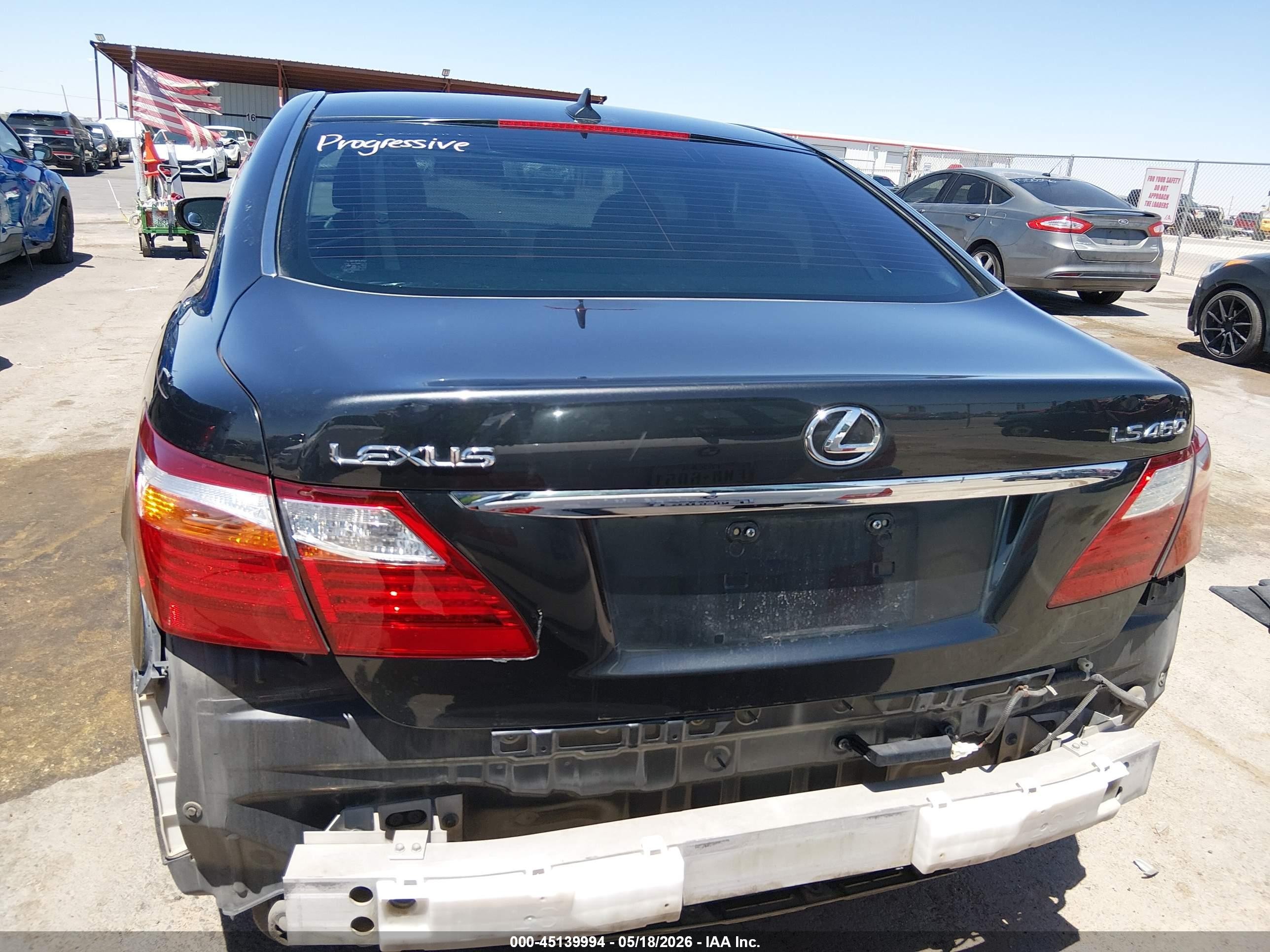 2010 Lexus Ls 460   Black vin: JTHBL5EF3A5093464