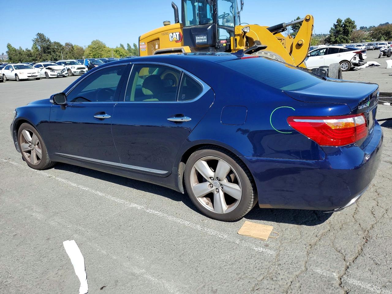 2010 Lexus Ls 460 Blue vin: JTHBL5EF3A5094985