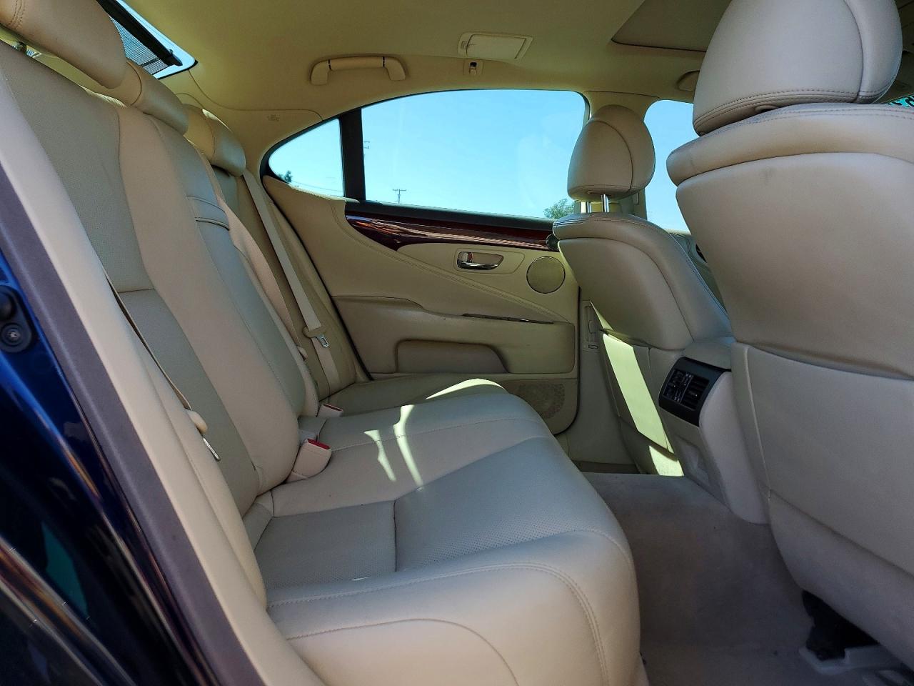 2010 Lexus Ls 460 Blue vin: JTHBL5EF3A5094985
