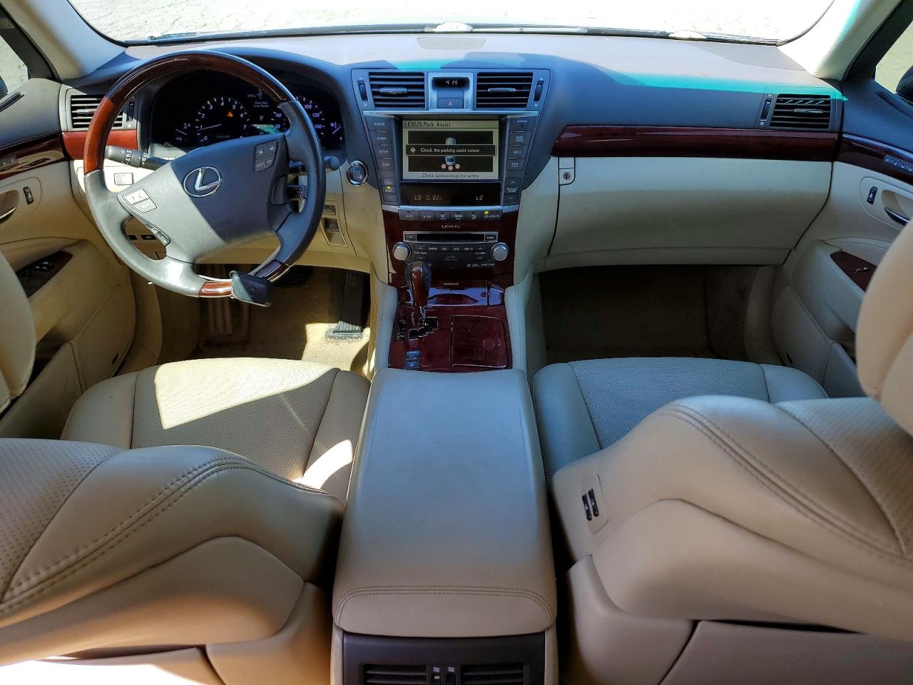 2010 Lexus Ls 460 Blue vin: JTHBL5EF3A5094985