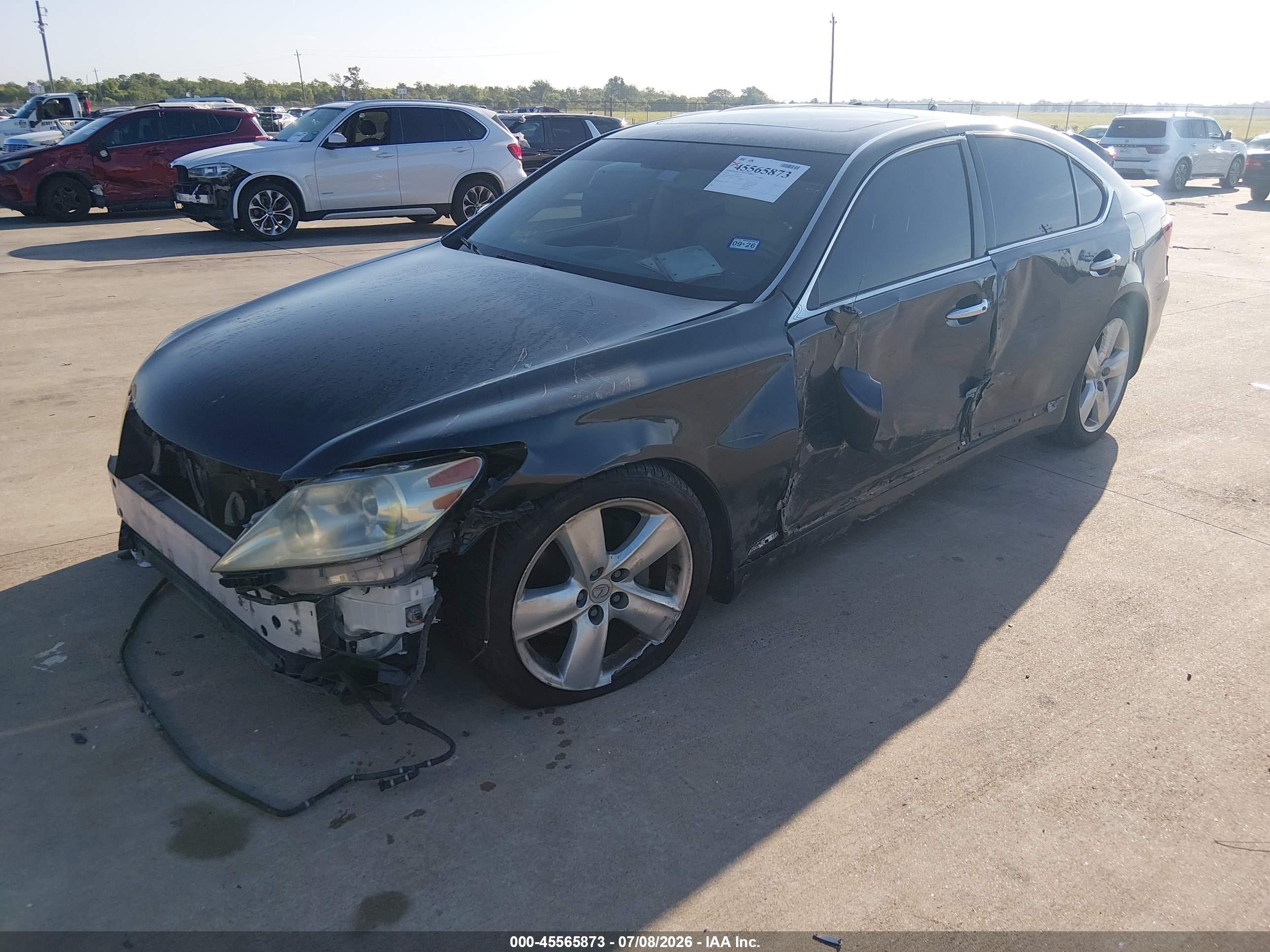 2010 Lexus Ls 460   Gray vin: JTHBL5EF3A5096560