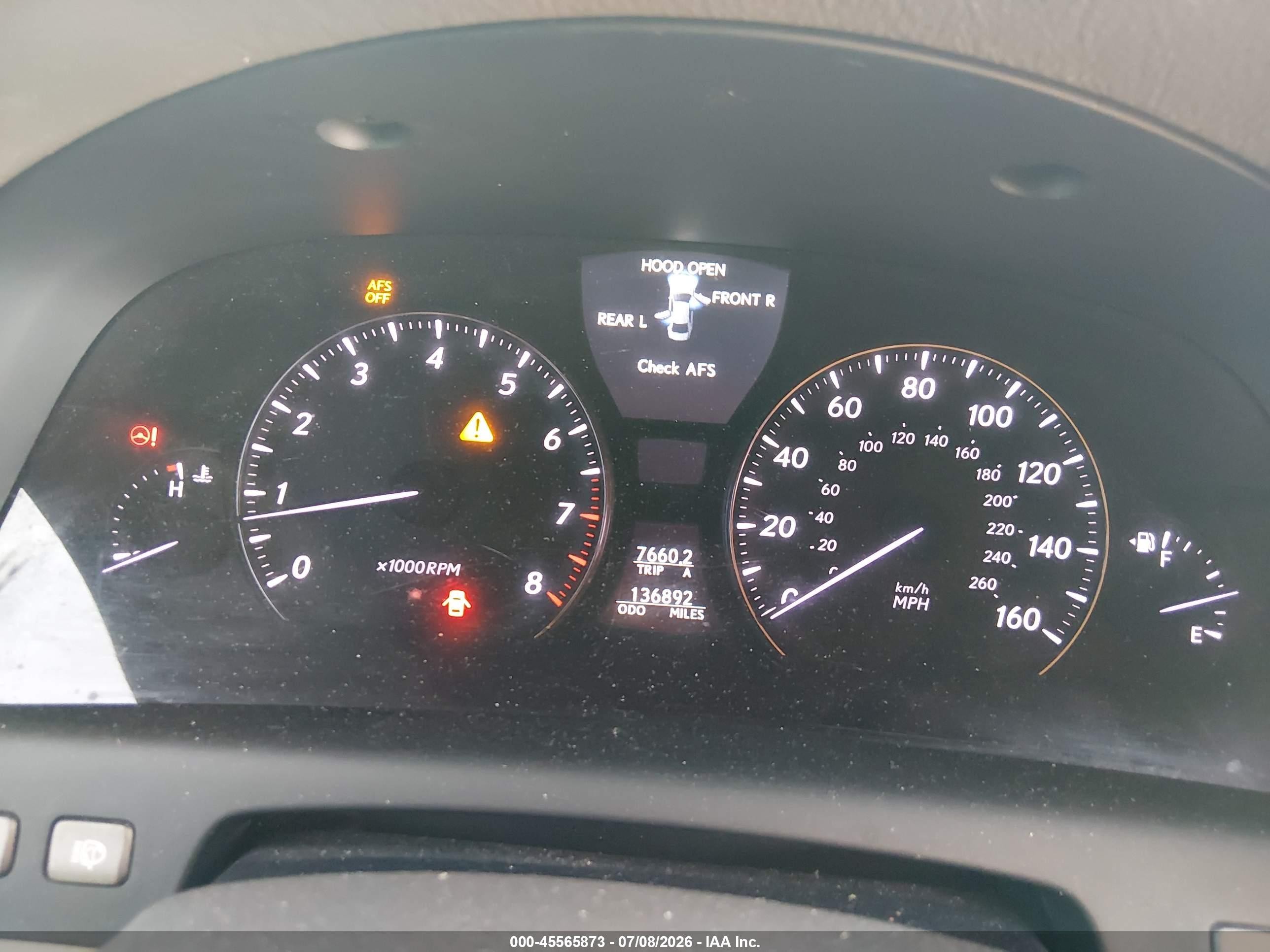 2010 Lexus Ls 460   Gray vin: JTHBL5EF3A5096560
