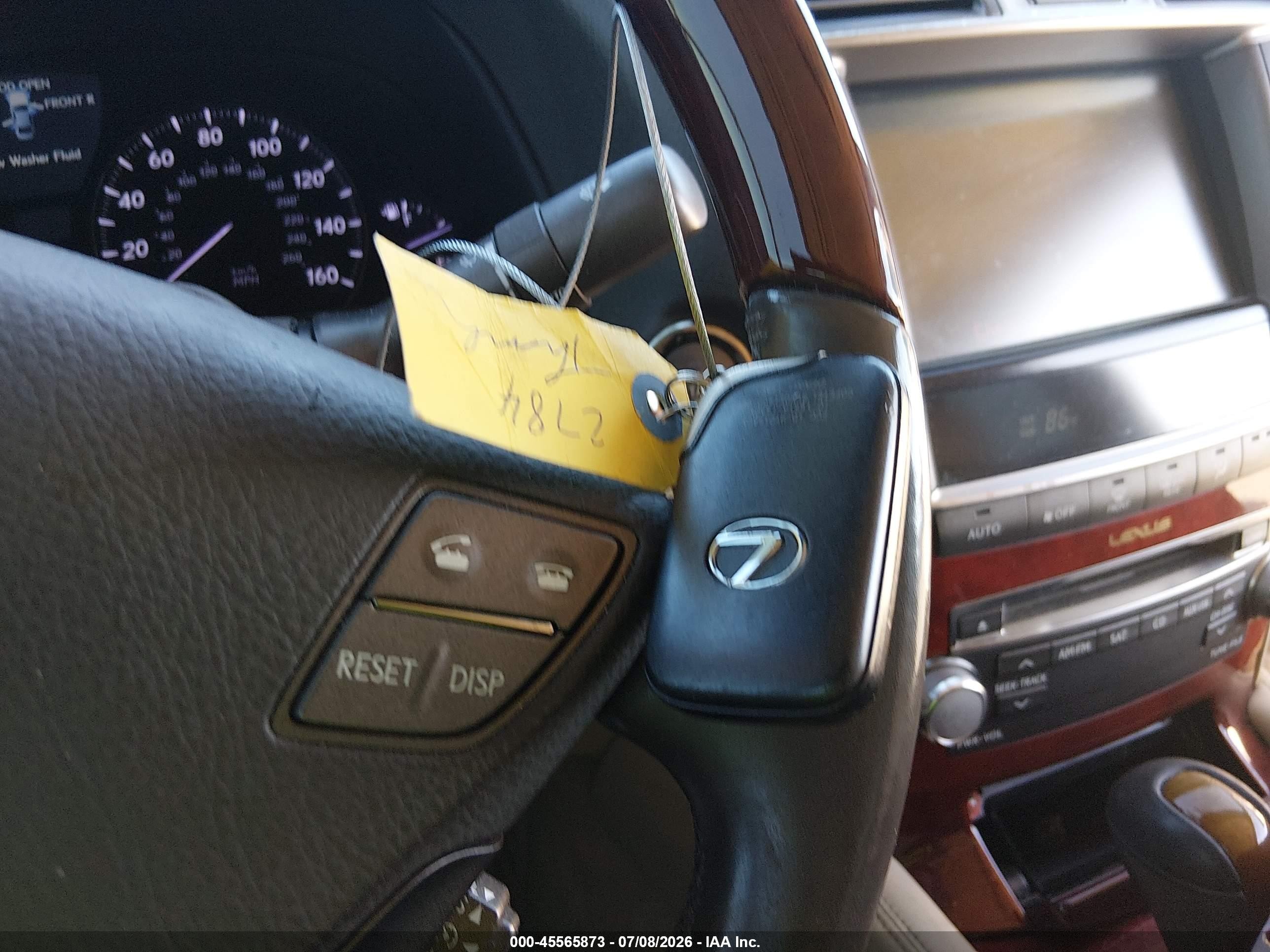 2010 Lexus Ls 460   Gray vin: JTHBL5EF3A5096560