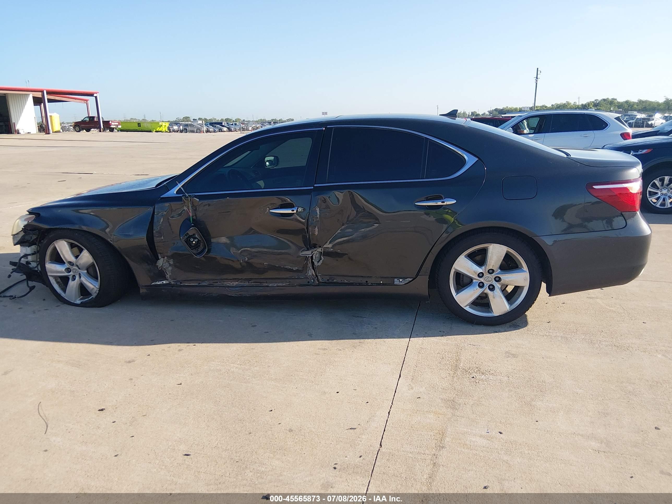 2010 Lexus Ls 460   Gray vin: JTHBL5EF3A5096560