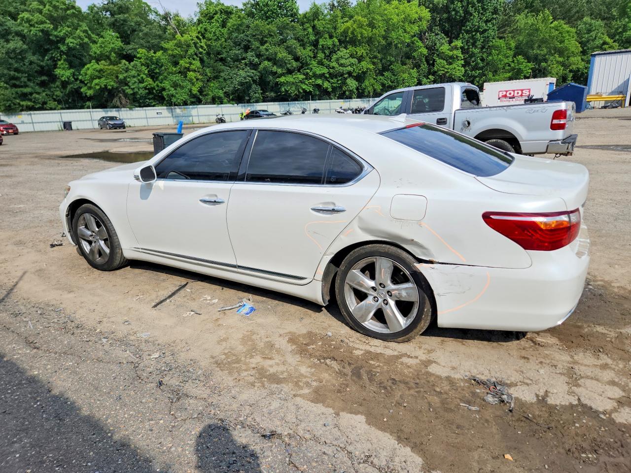 2011 Lexus Ls 460 White vin: JTHBL5EF3B5103492