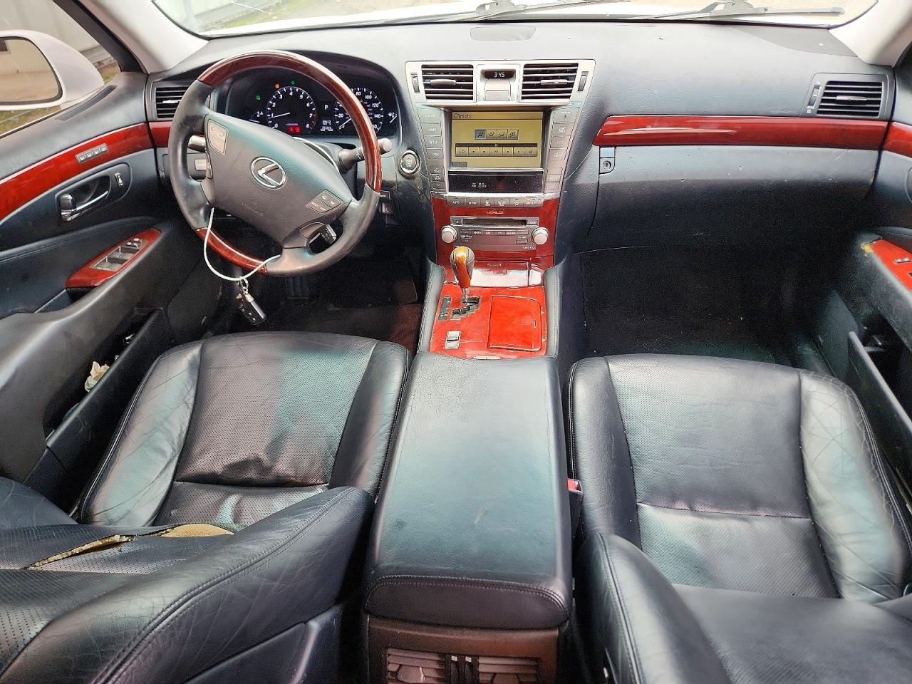 2011 Lexus Ls 460 White vin: JTHBL5EF3B5103492