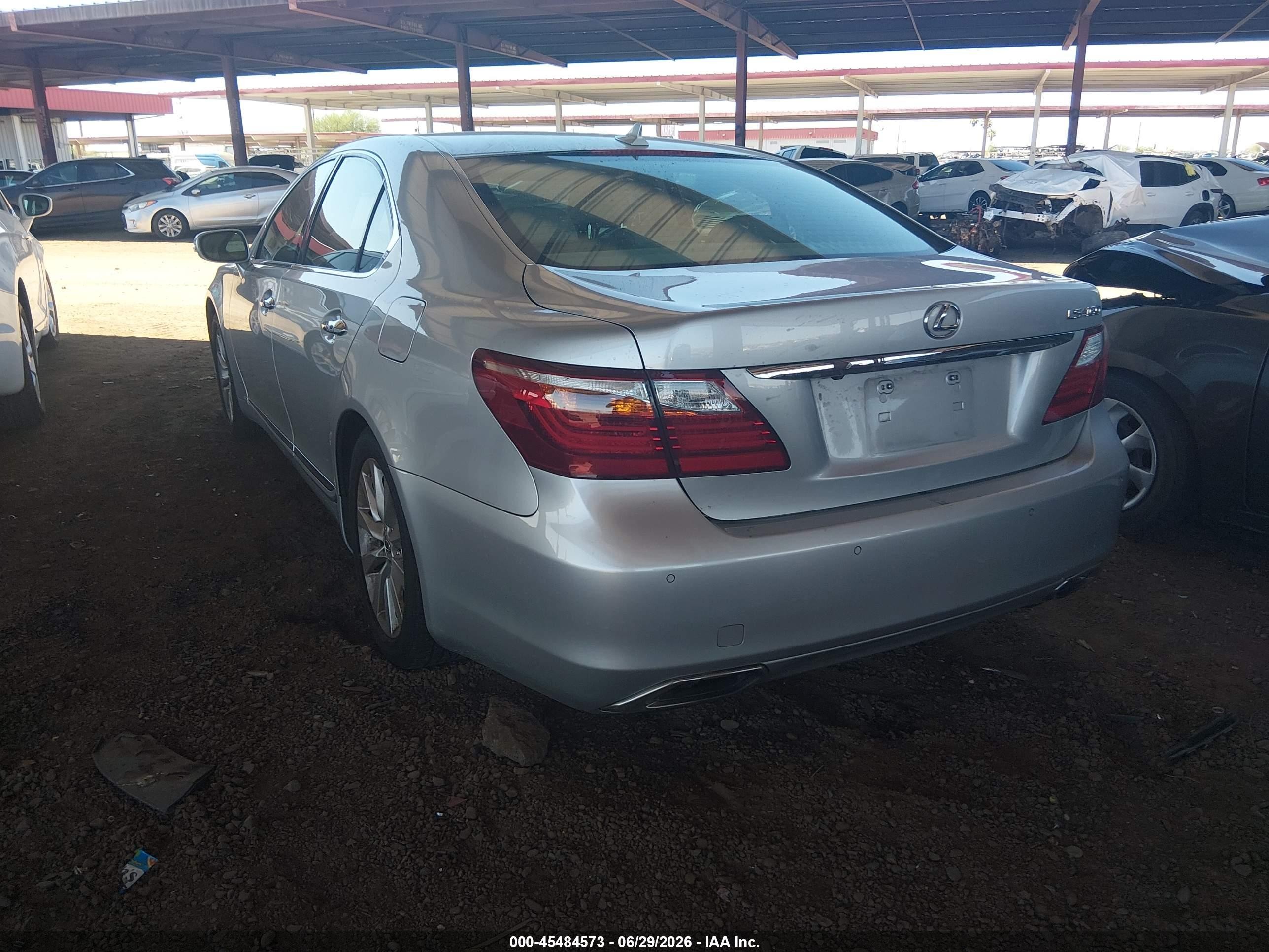 2011 Lexus Ls 460 Silver vin: JTHBL5EF3B5106991