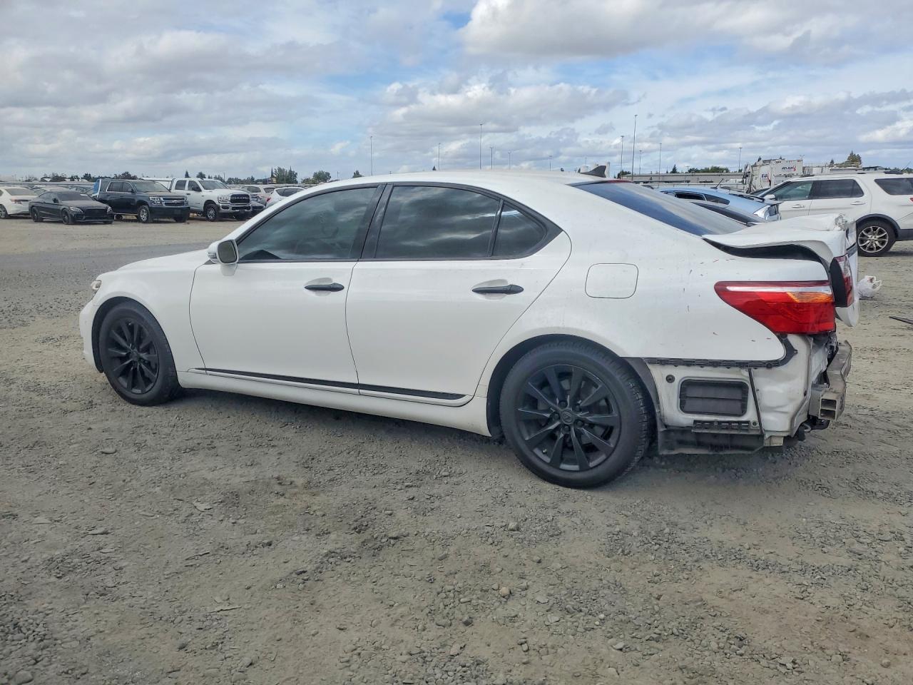 2012 Lexus Ls 460 White vin: JTHBL5EF3C5111562