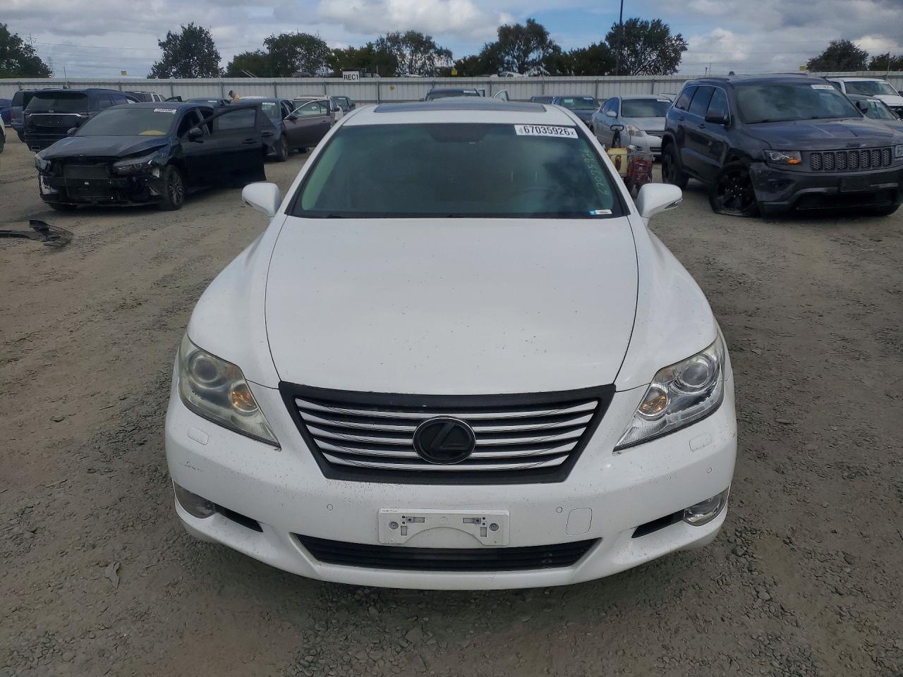 2012 Lexus Ls 460 White vin: JTHBL5EF3C5111562