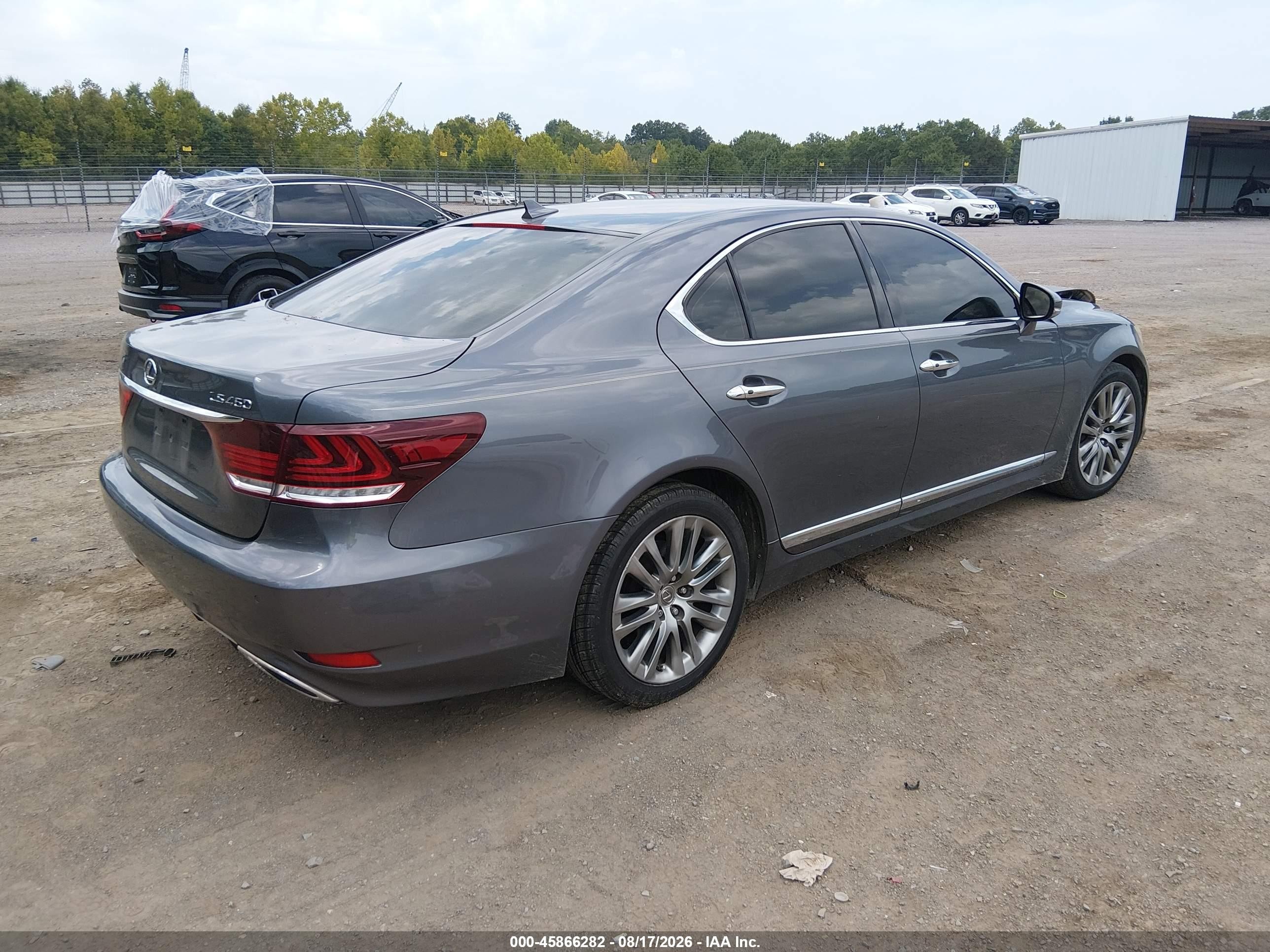 2013 Lexus Ls 460   Gray vin: JTHBL5EF3D5118268