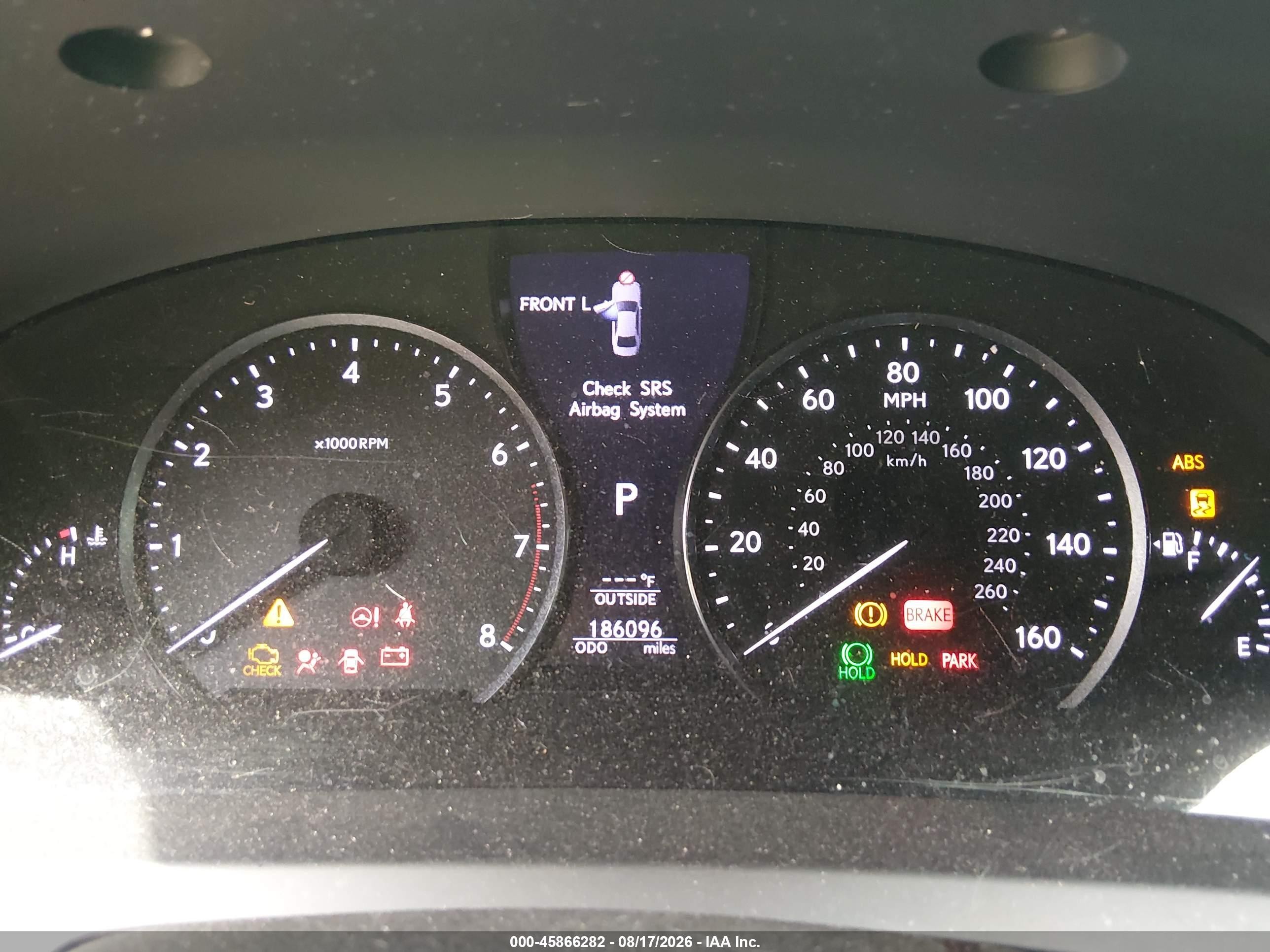 2013 Lexus Ls 460   Gray vin: JTHBL5EF3D5118268