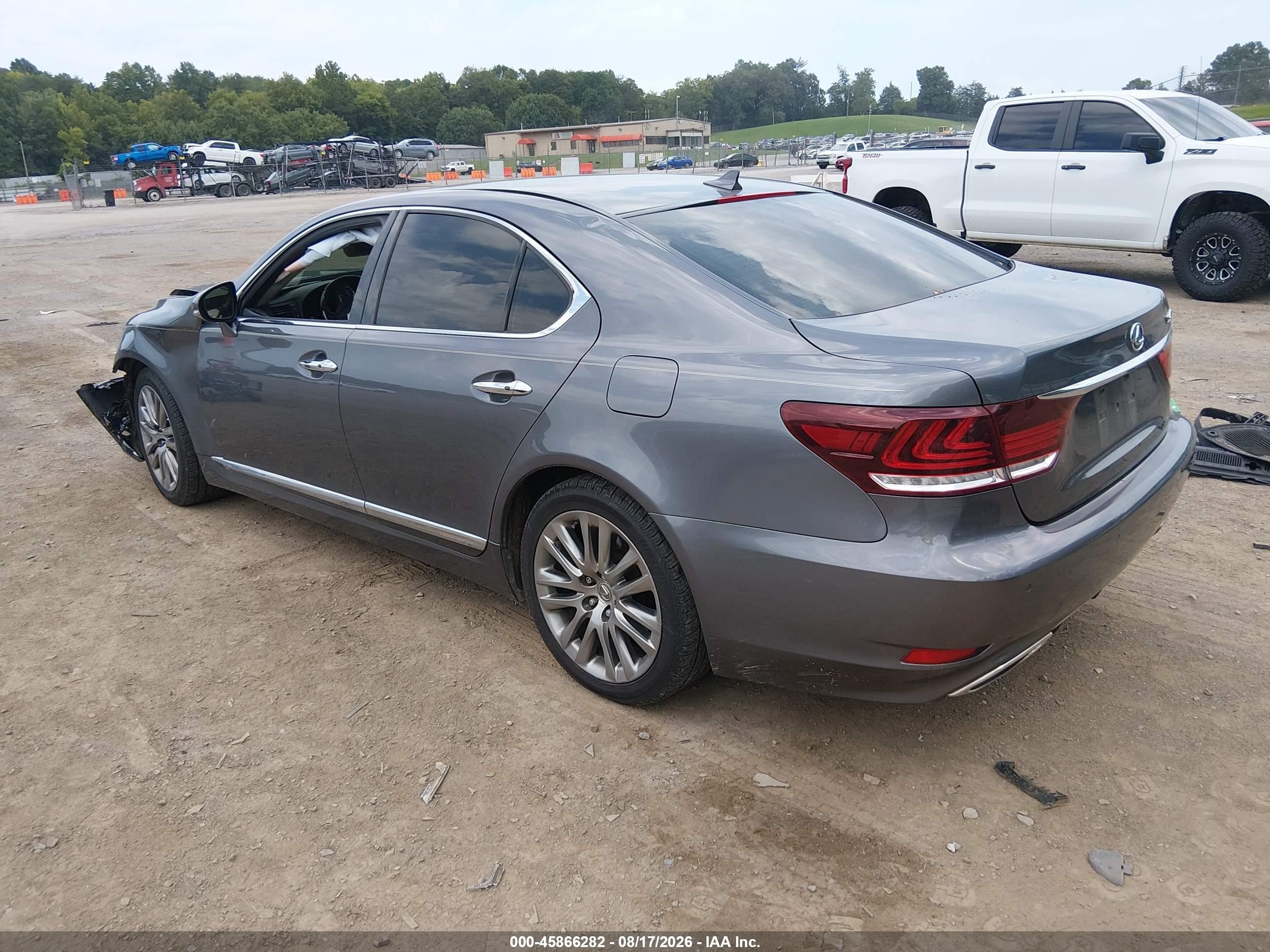 2013 Lexus Ls 460   Gray vin: JTHBL5EF3D5118268