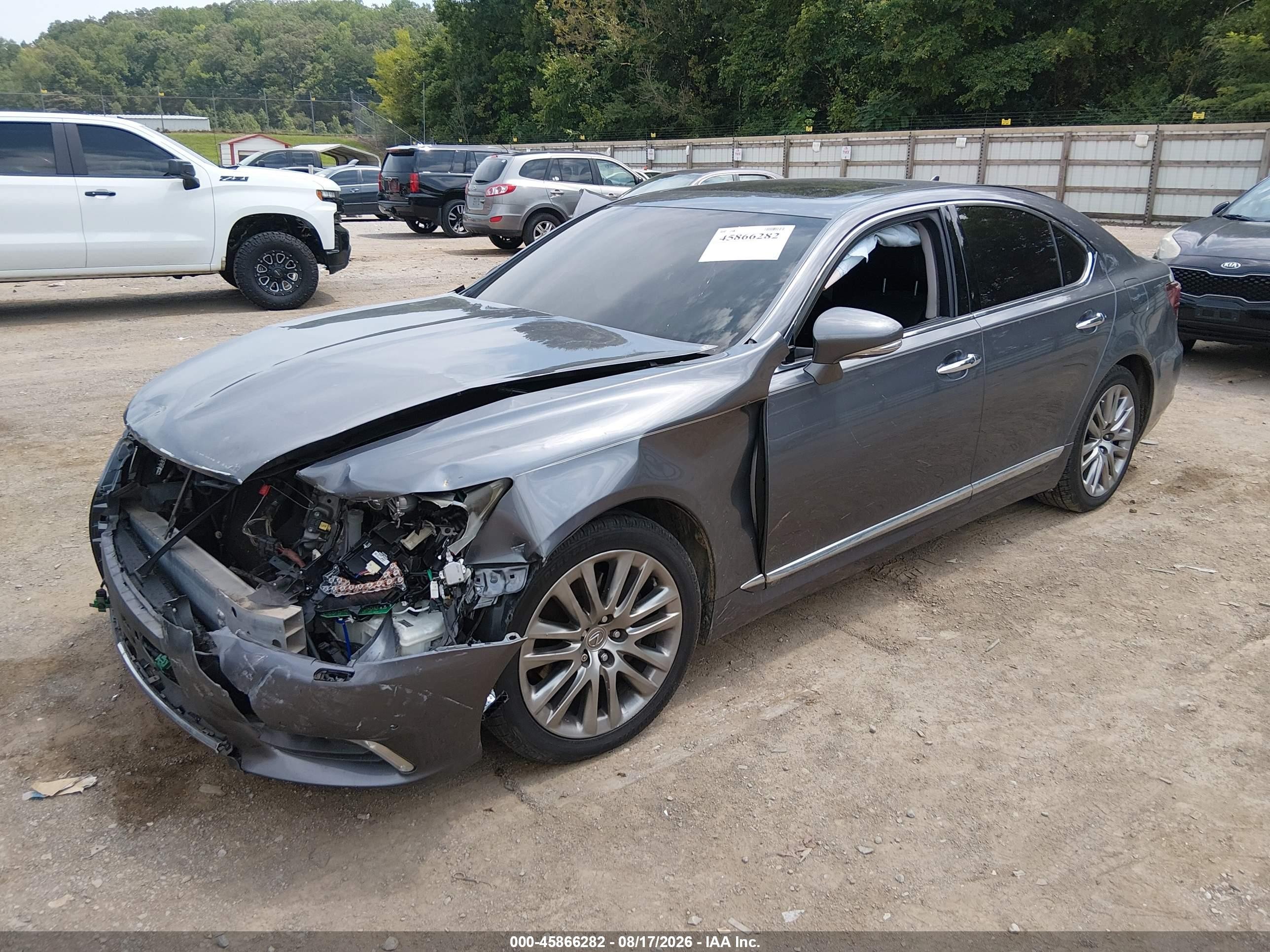 2013 Lexus Ls 460   Gray vin: JTHBL5EF3D5118268