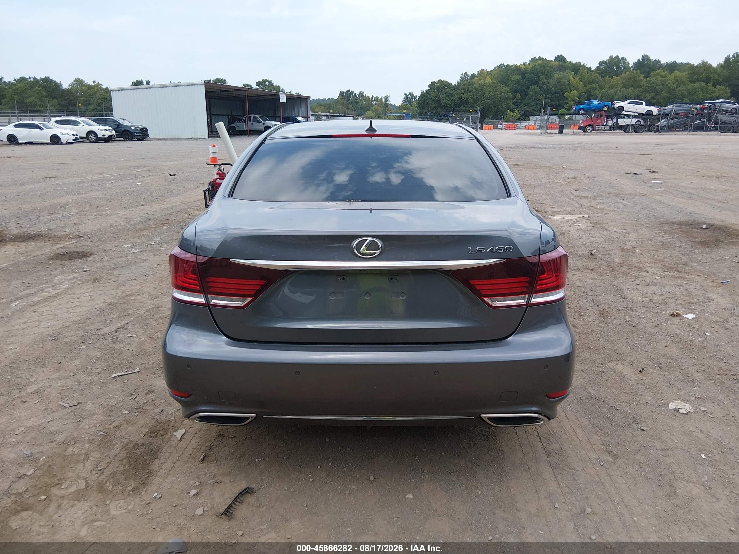 2013 Lexus Ls 460   Gray vin: JTHBL5EF3D5118268