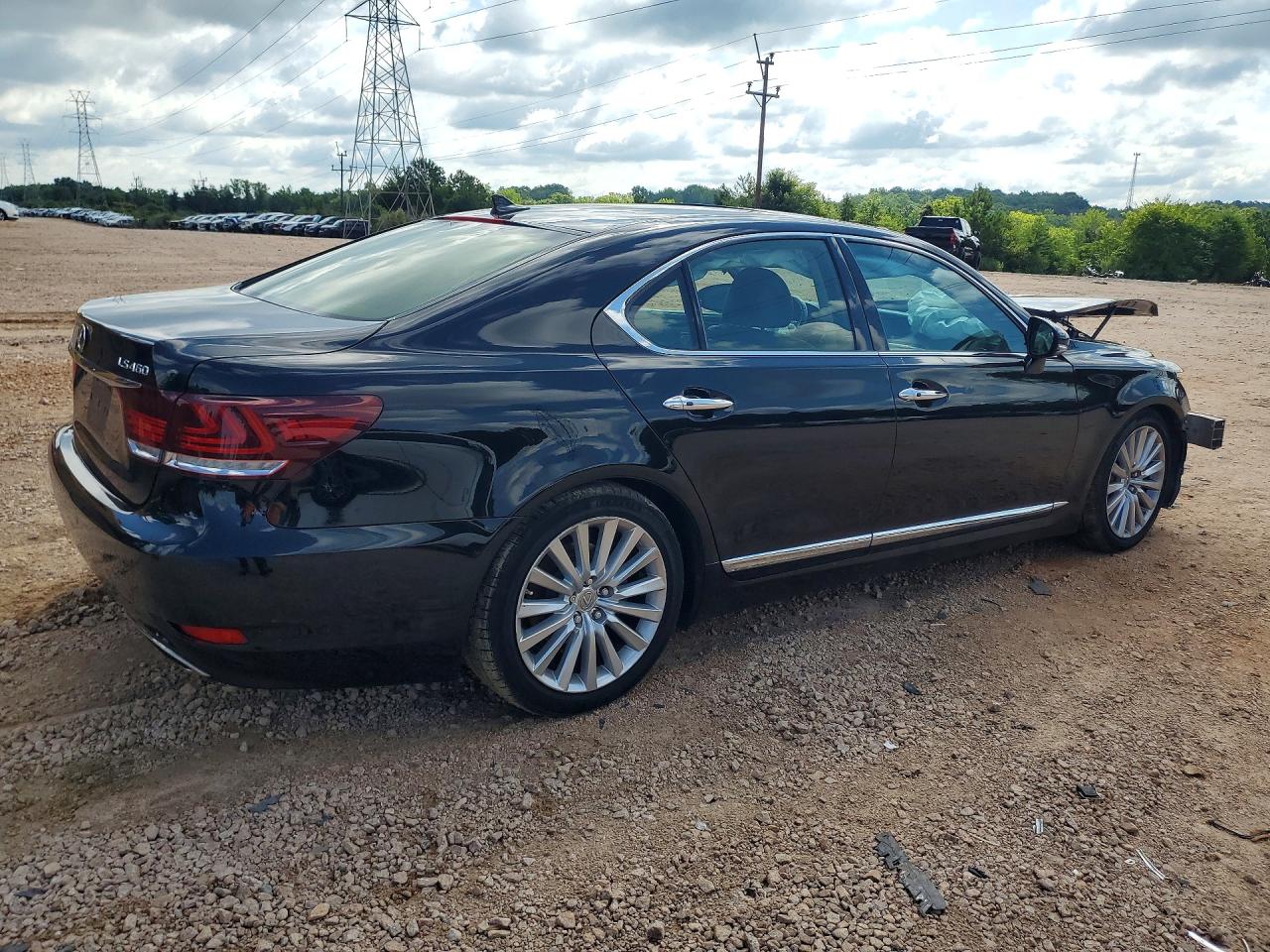 2013 Lexus Ls 460 Black vin: JTHBL5EF3D5123583