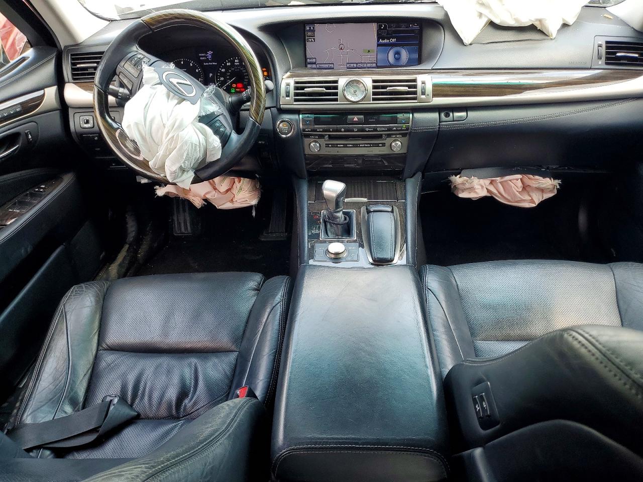 2013 Lexus Ls 460 Black vin: JTHBL5EF3D5123583