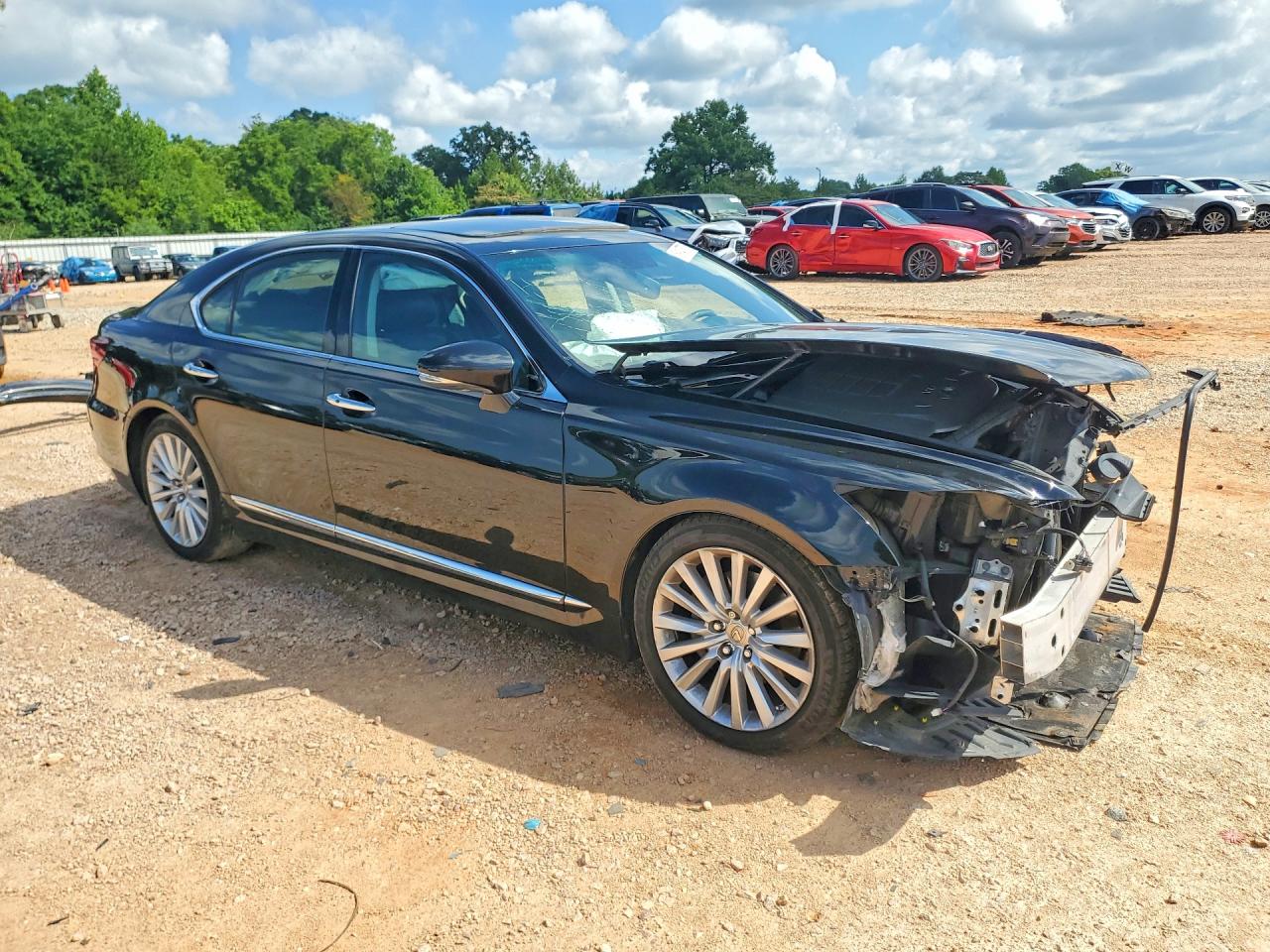 2013 Lexus Ls 460 Black vin: JTHBL5EF3D5123583