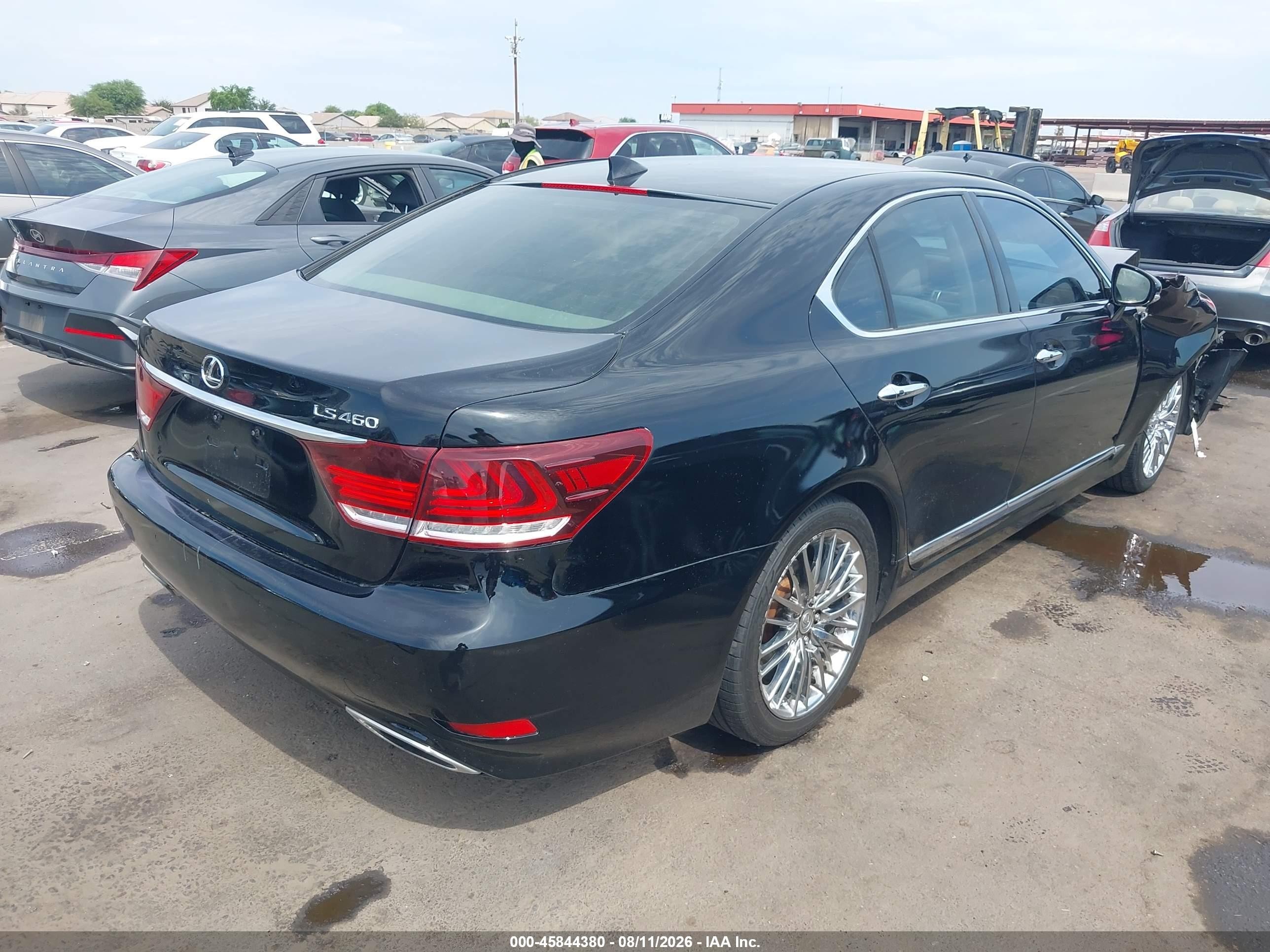 2014 Lexus Ls 460   Black vin: JTHBL5EF3E5125898